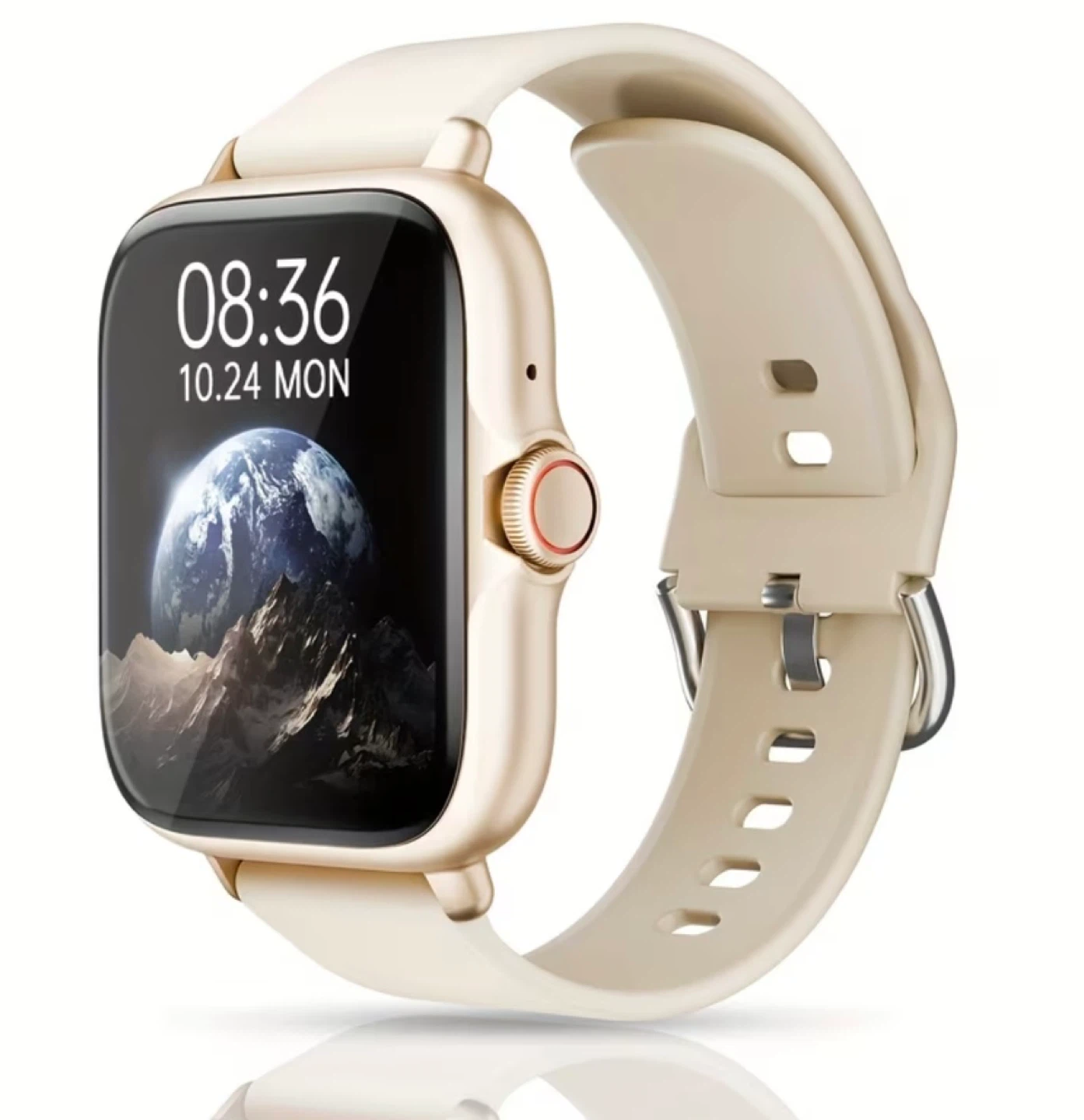 Smart Watch - Gold Case, Beige Band