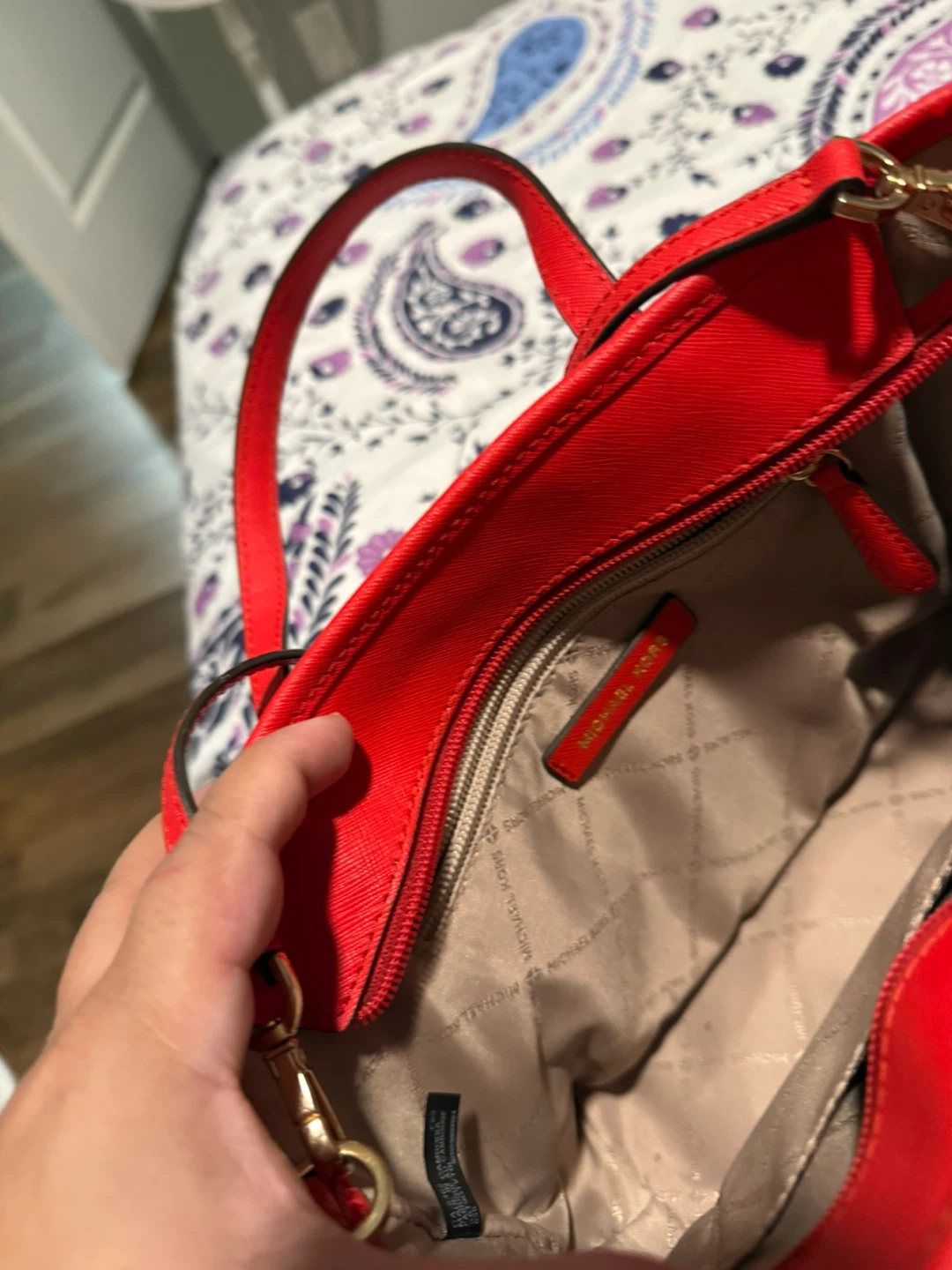 Michael Kors Red Tote Bag - photo 4