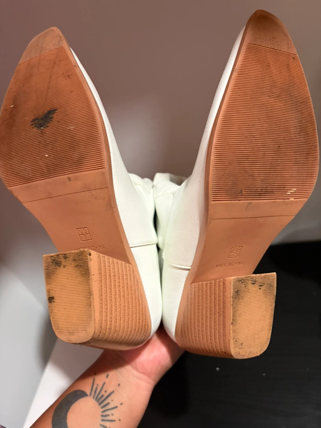 Size 7 - White Cowboy Boots - photo 5
