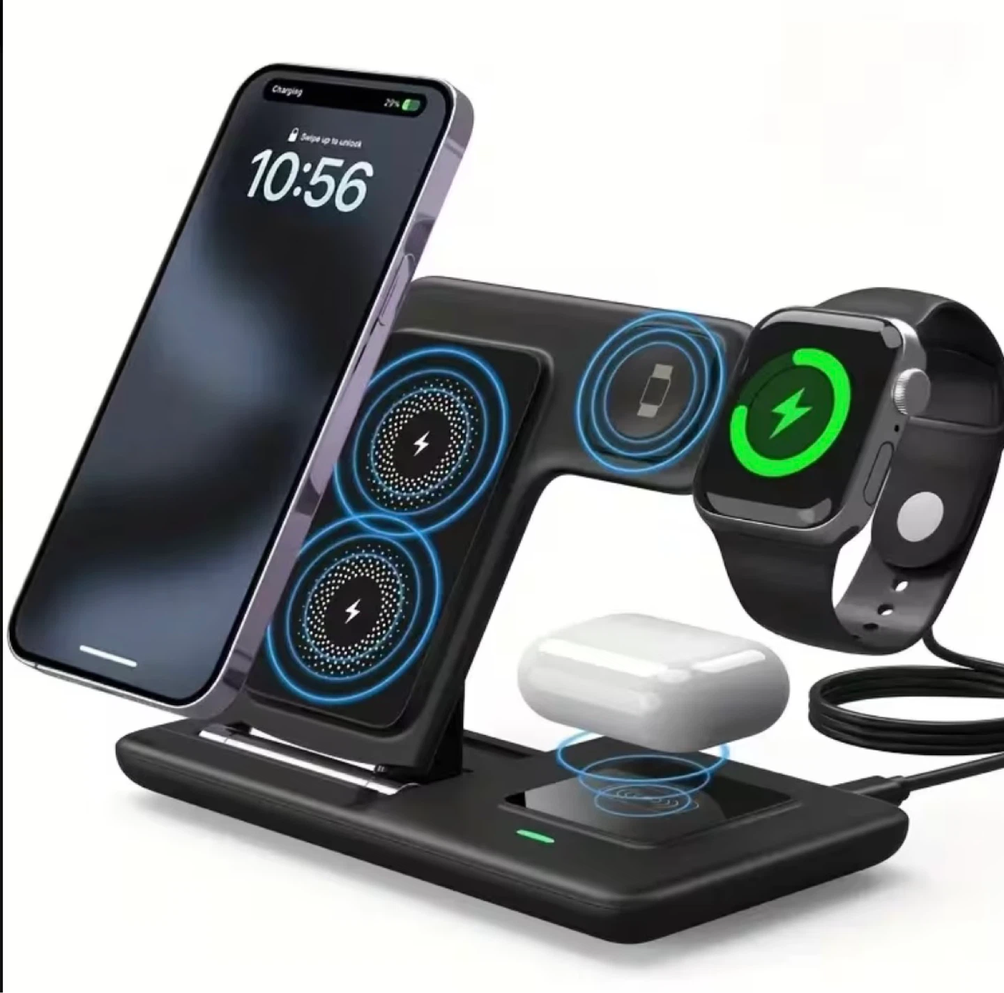 3-in-1 Wireless Charging Station - photo 2