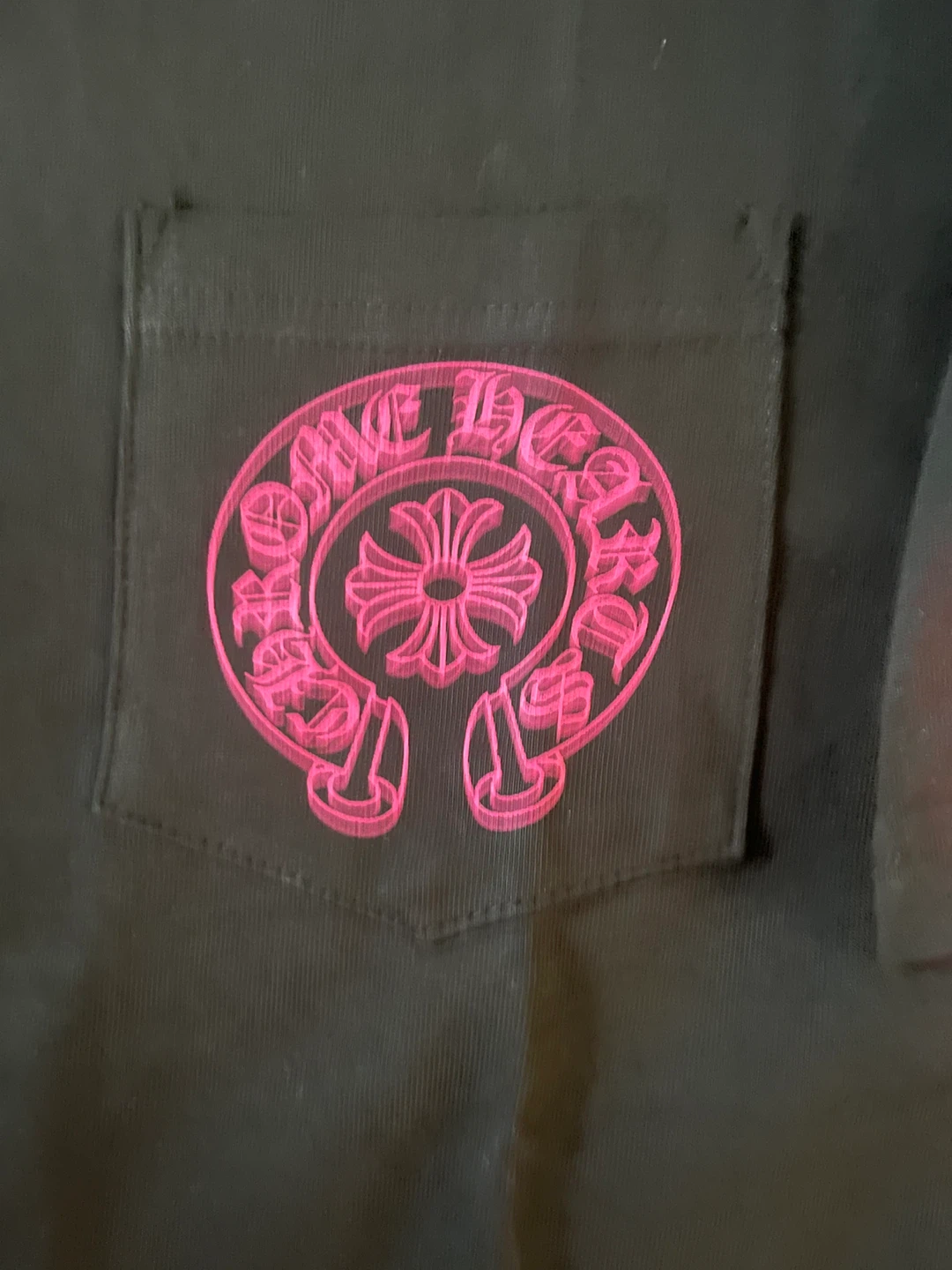 Chrome Hearts T-Shirt Black Pink Logo Size Medium - photo 5