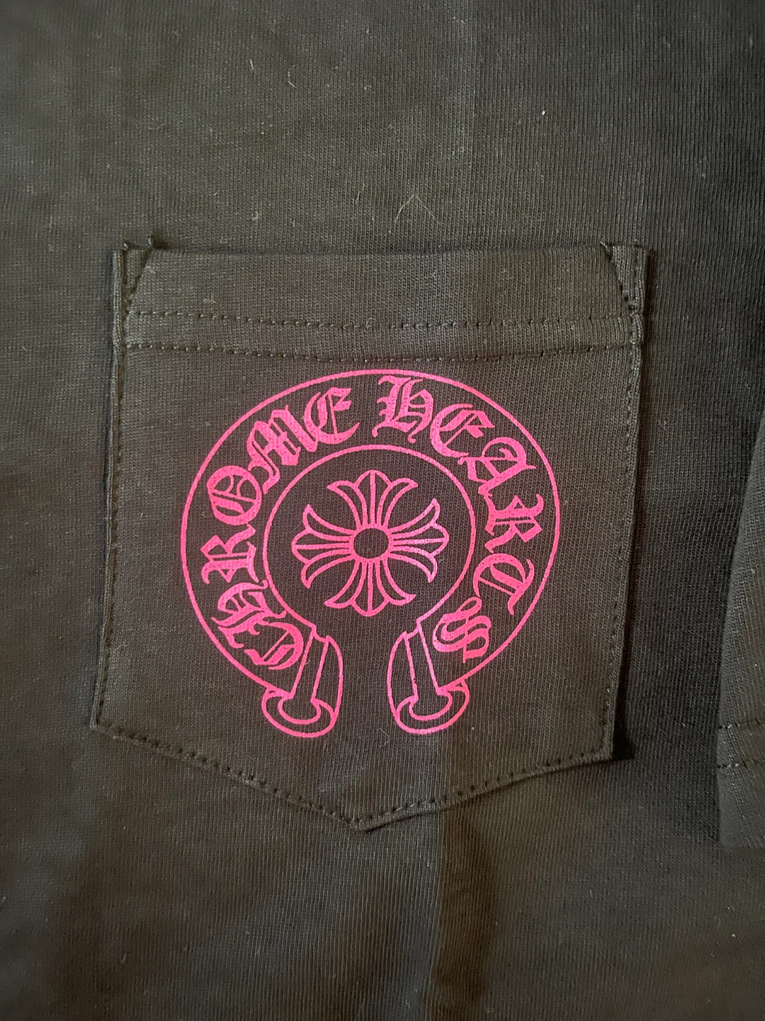 Chrome Hearts T-Shirt Black Pink Logo Size Medium - photo 4
