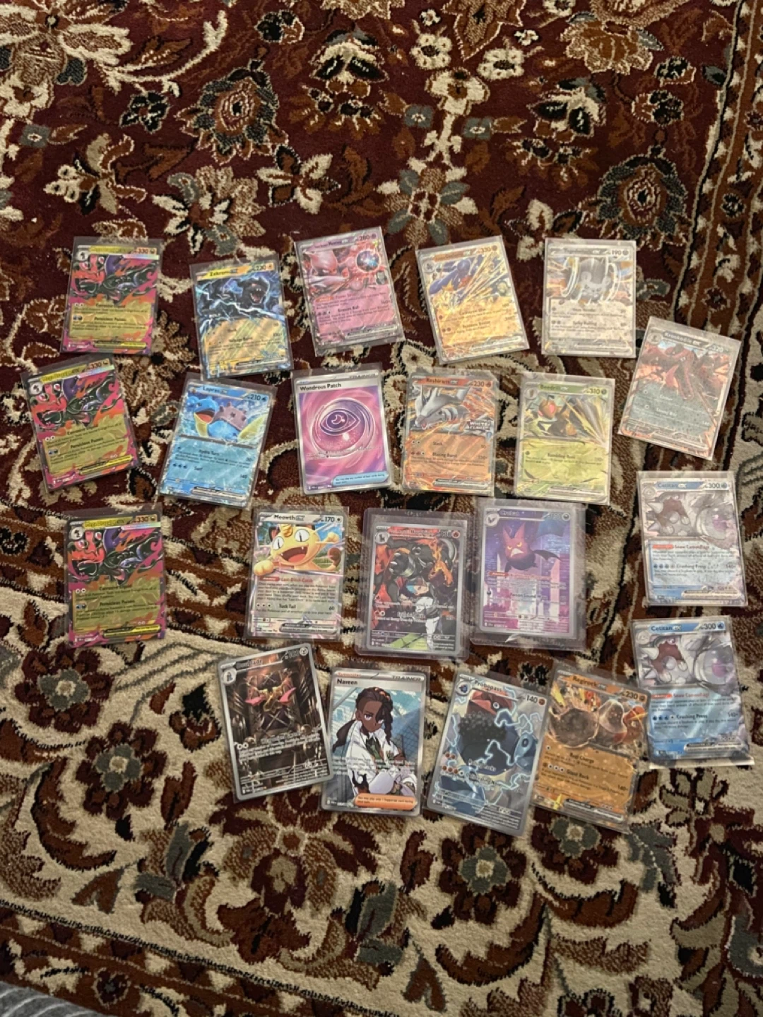 Collection of Pokémon Trading Cards