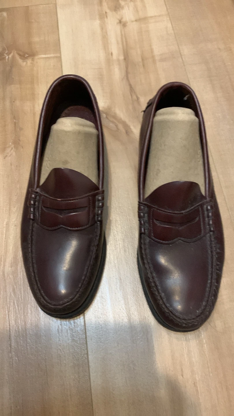 Burgundy Leather Loafers size 9