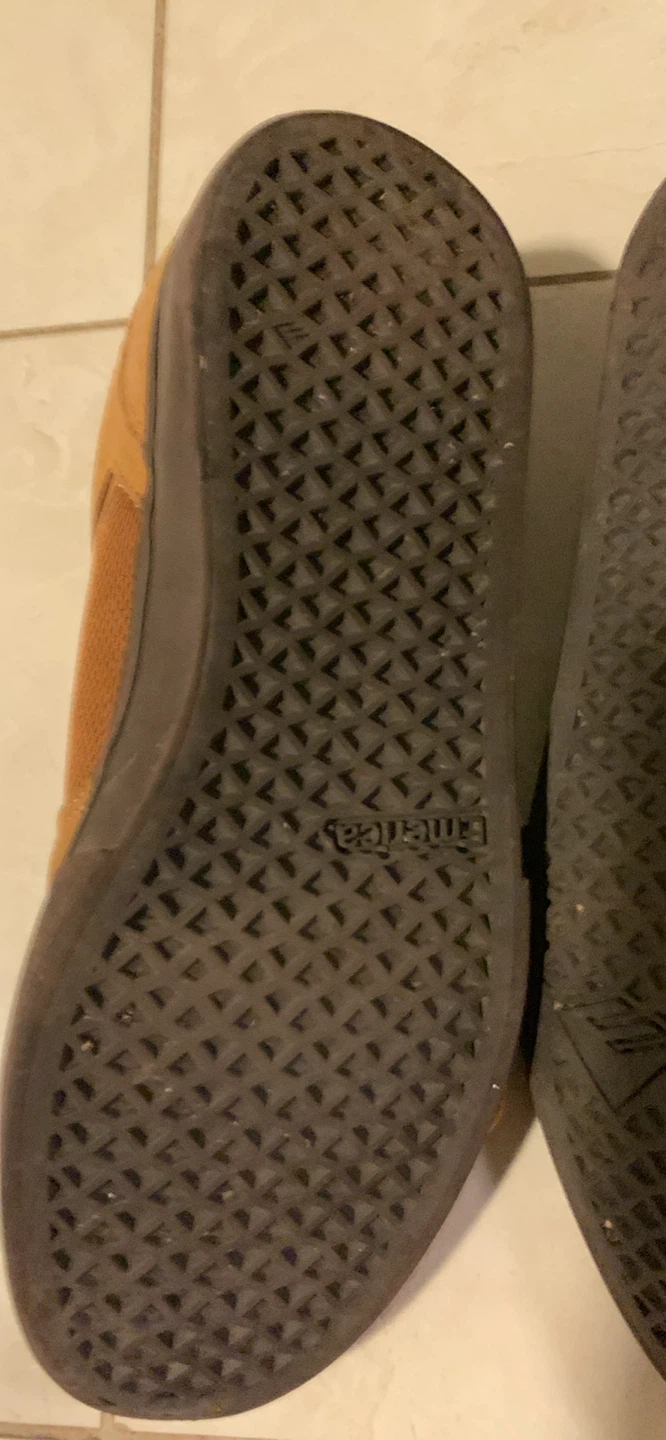 Emerica Brown Suede Skate Shoes - photo 4