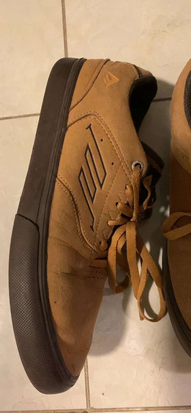 Emerica Brown Suede Skate Shoes - photo 2