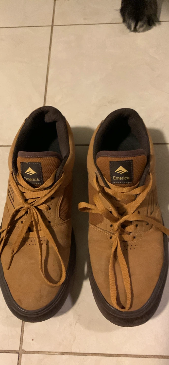 Emerica Brown Suede Skate Shoes