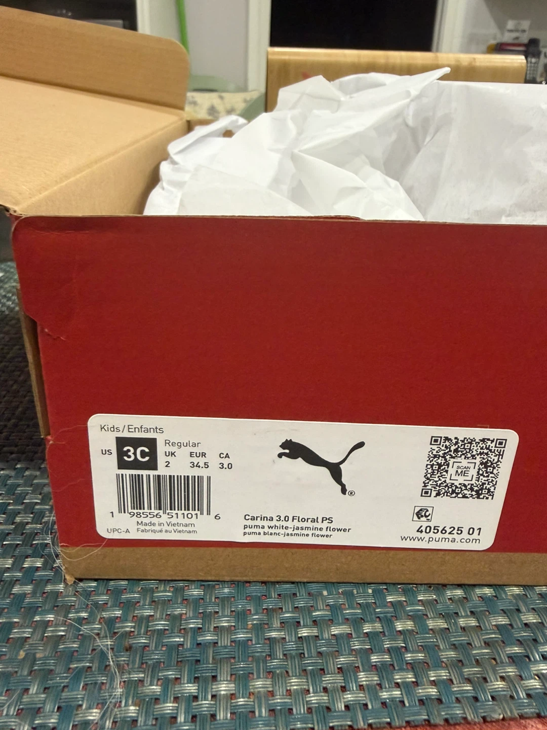 Puma youth size 3 sneakers - photo 3