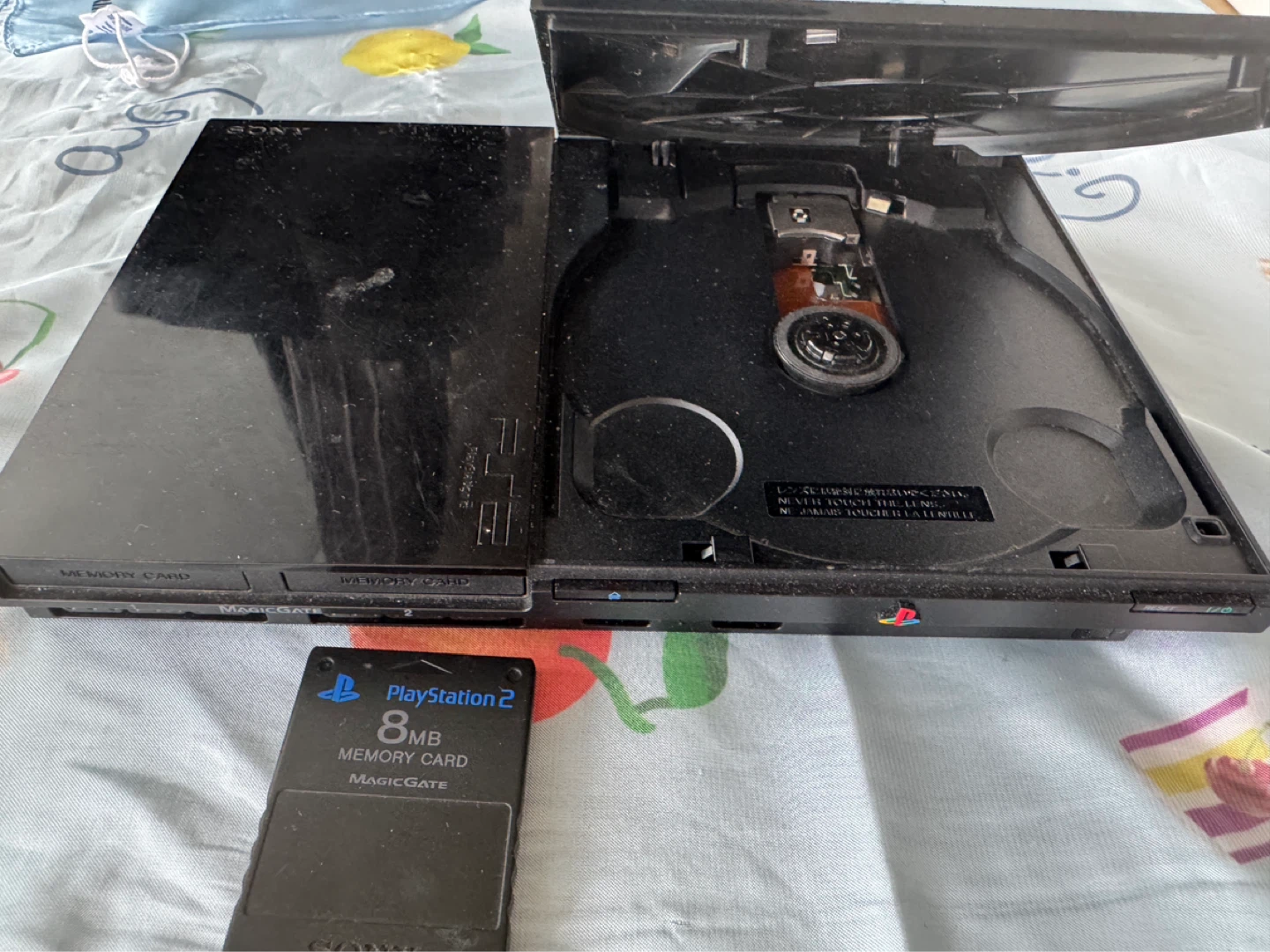 Sony PlayStation 2 Slim Console with Controllers and Memory Card - photo 2