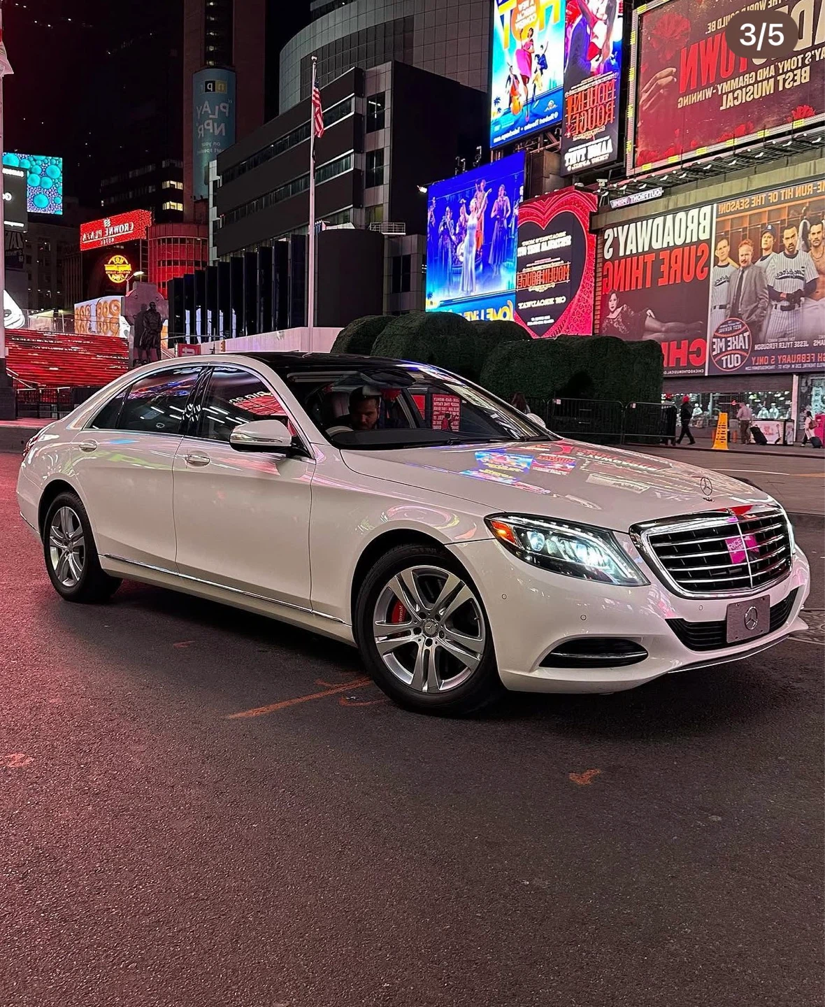 White Mercedes-Benz S-Class Sedan