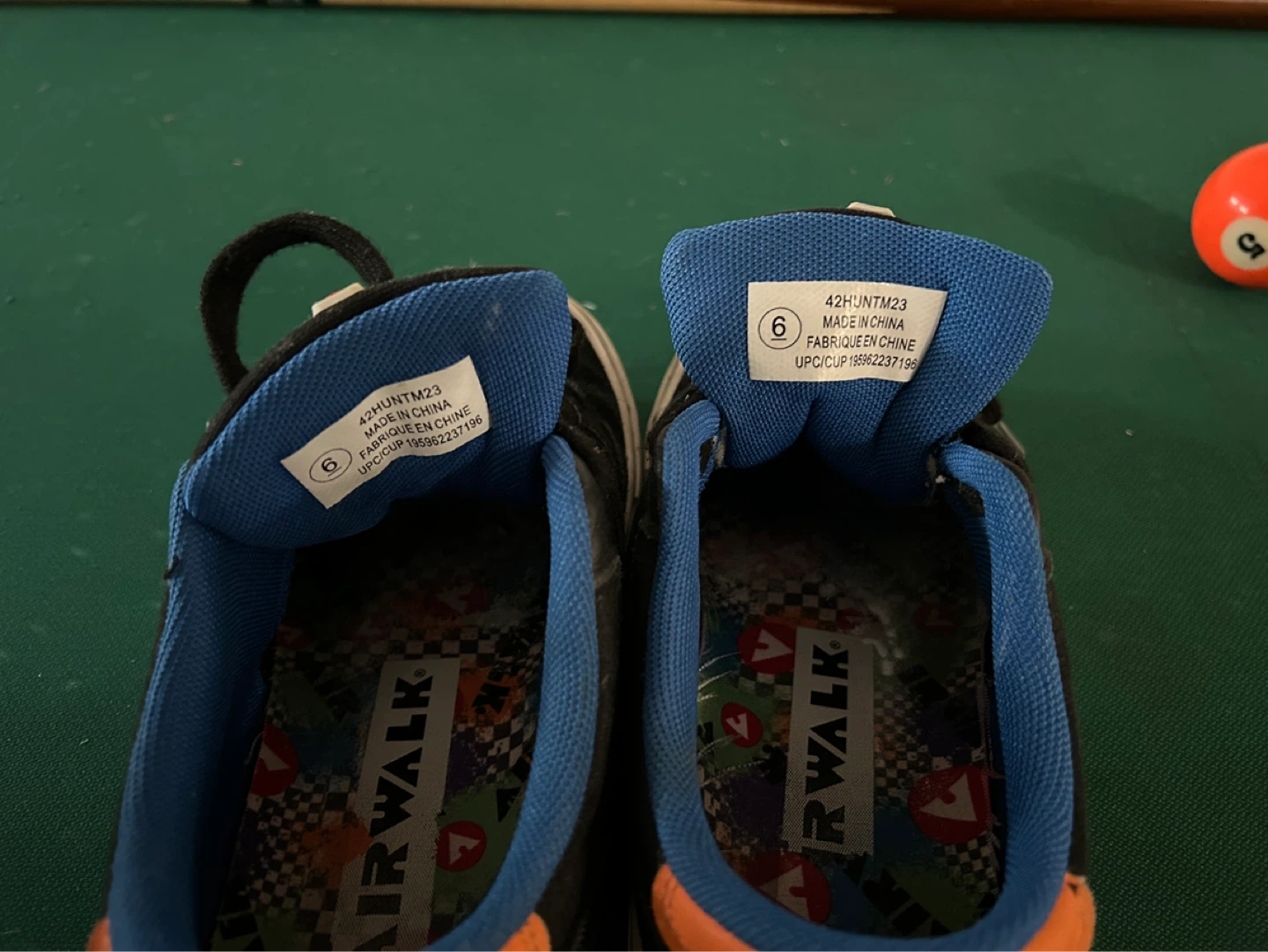 Airwalk Black Skate Shoes Size 6 - photo 2