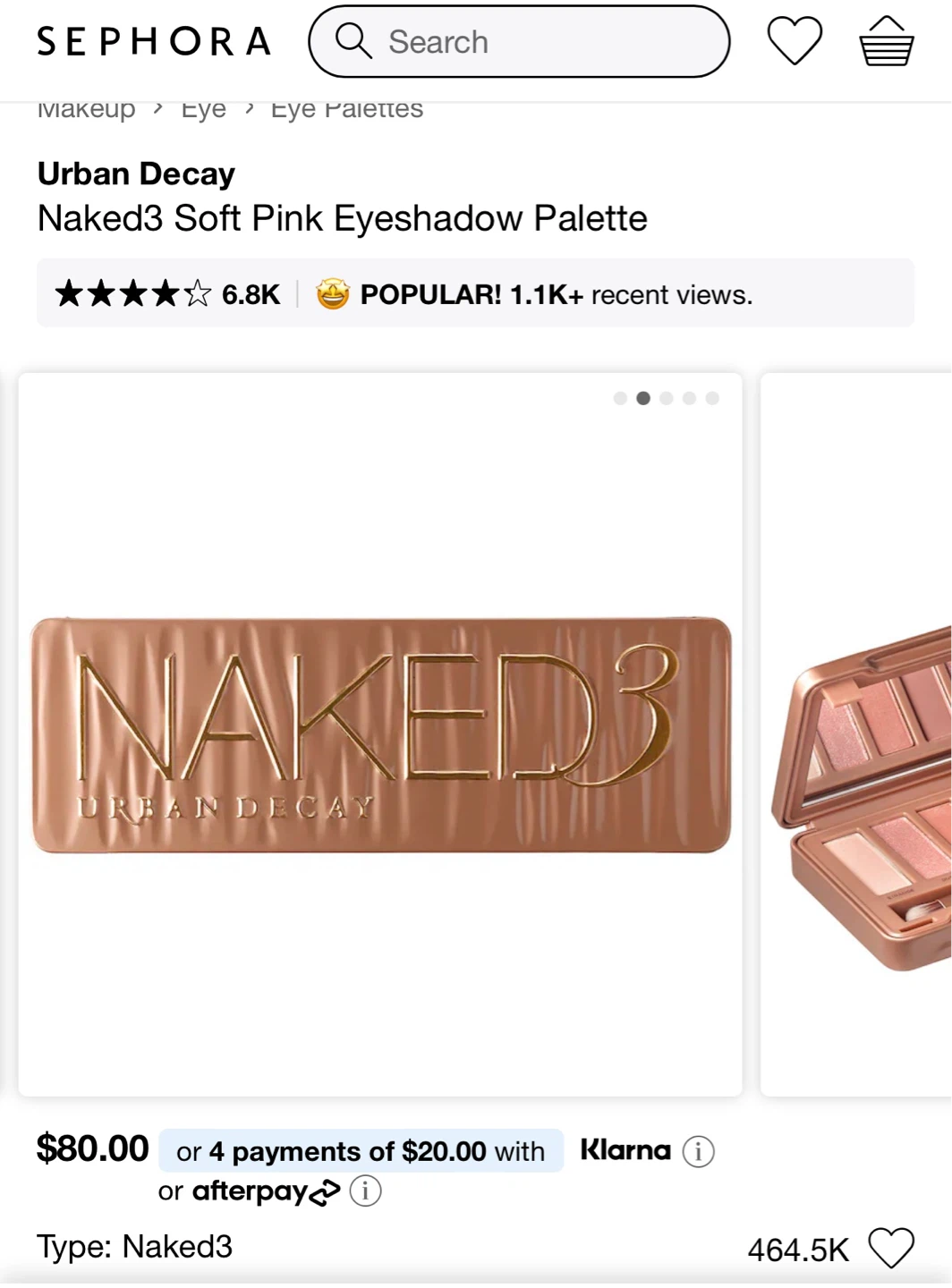 Urban Decay Naked3 Eyeshadow Palette - photo 2