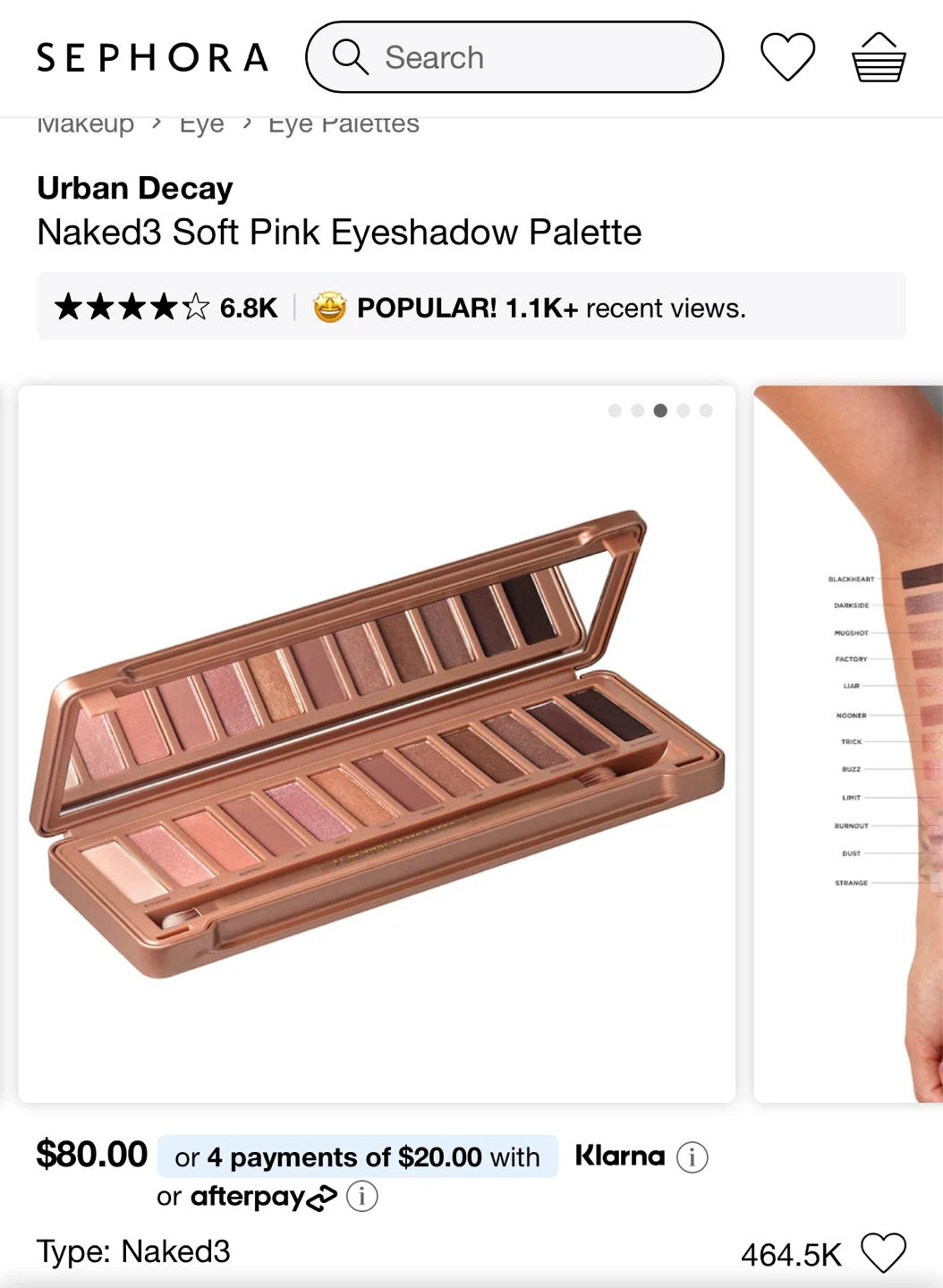 Urban Decay Naked3 Eyeshadow Palette - photo 5