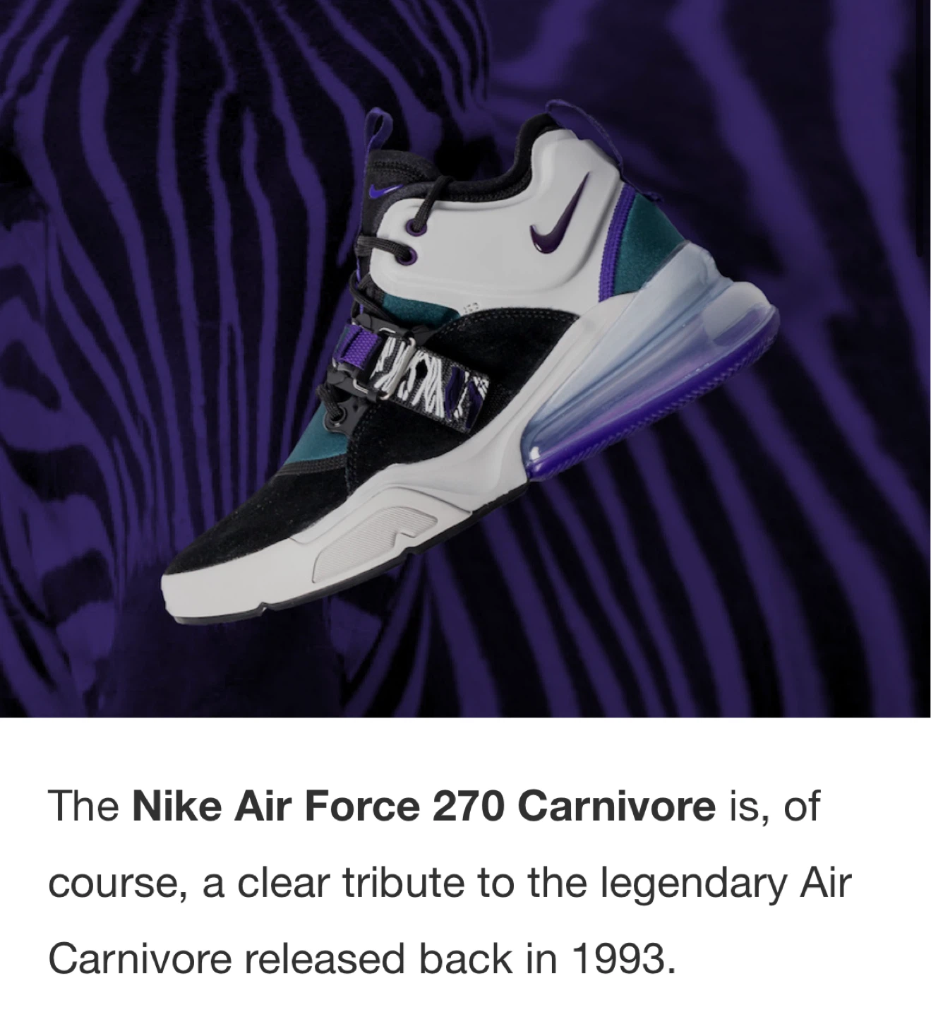 ⚽ Nike Air Force 270 Shoes - photo 4