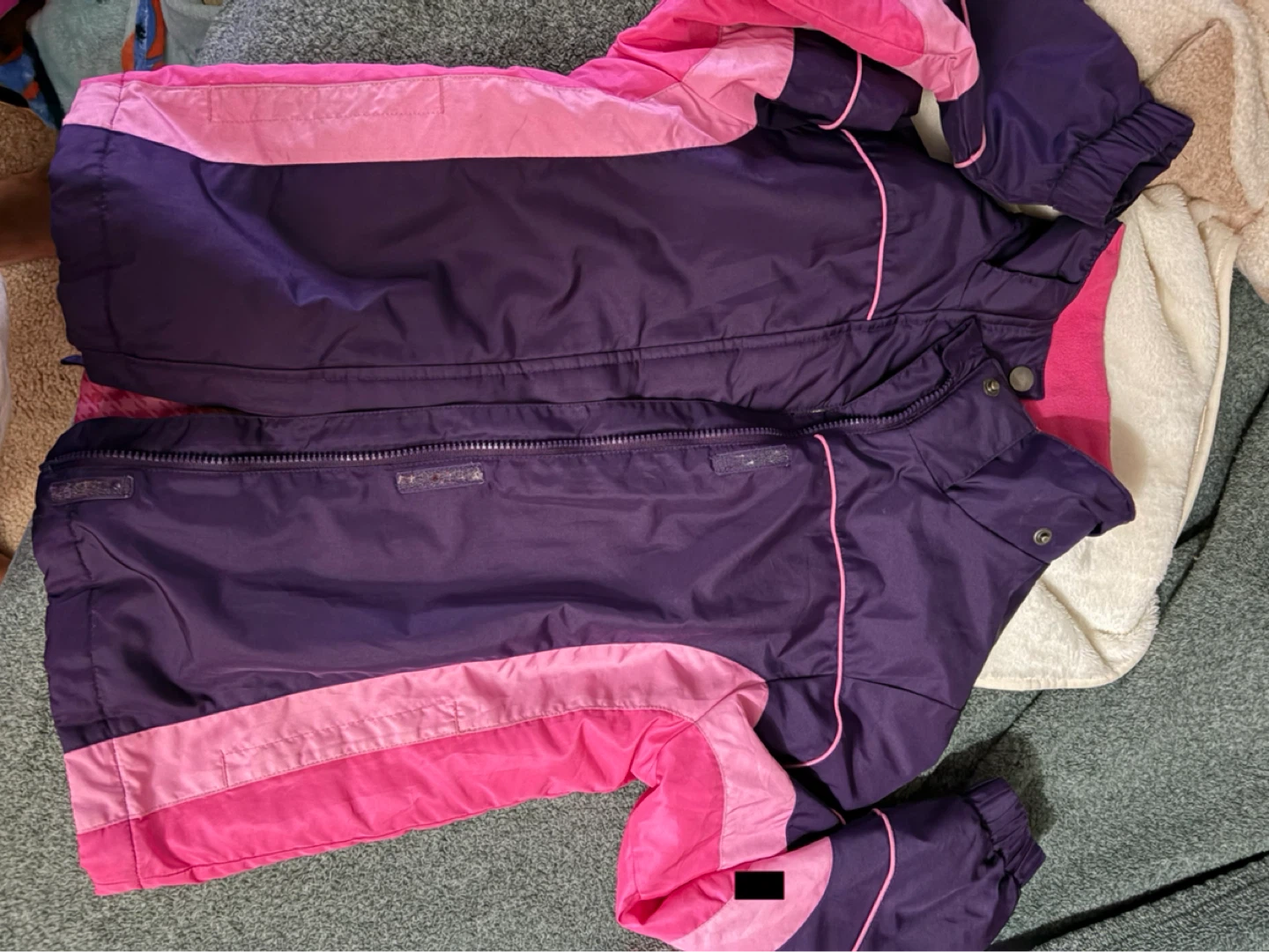 Girls Frozen Elsa Dress & Cherokee Puffer Jacket