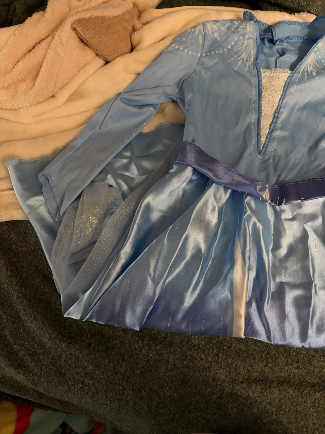 Girls Frozen Elsa Dress & Cherokee Puffer Jacket - photo 5