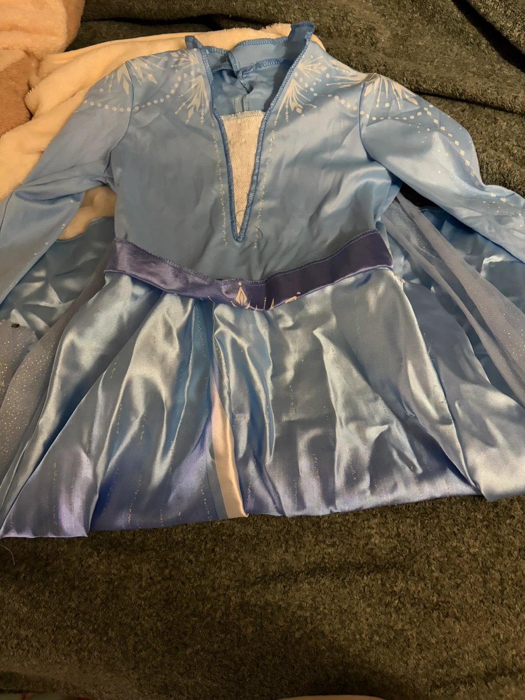 Girls Frozen Elsa Dress & Cherokee Puffer Jacket - photo 3