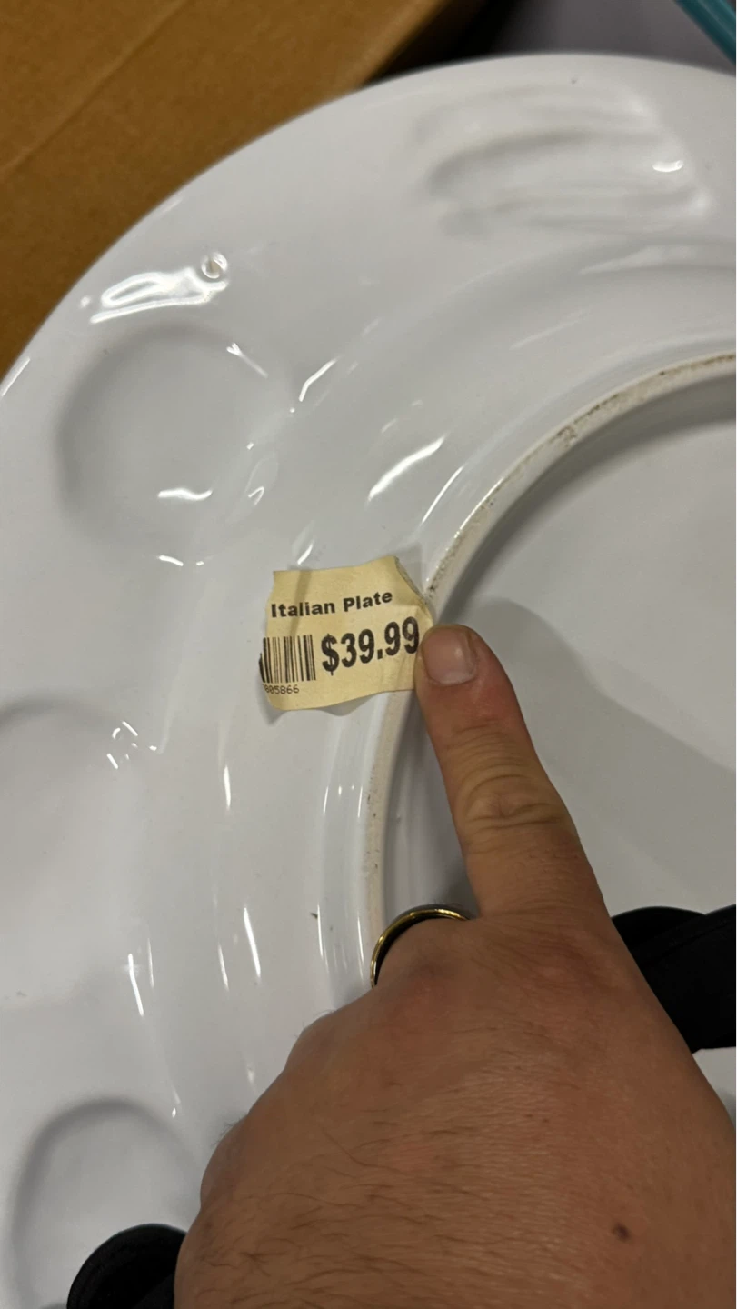 Ceramica Buffet Large 11.5” Round Platter ,Made In Italy - photo 4