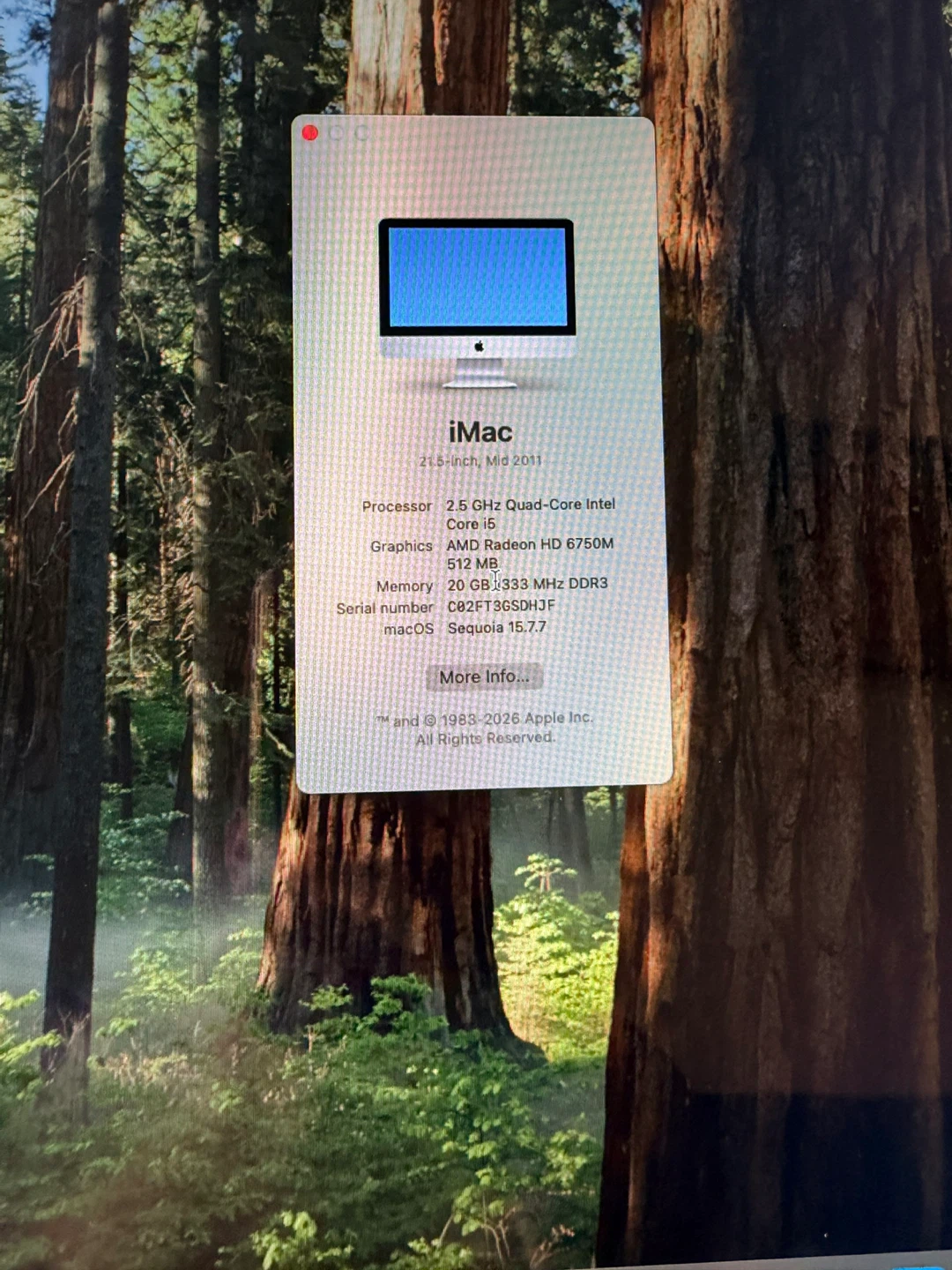 Apple iMac 21.5-inch (Mid 2011) Intel Core i5 Computer - photo 2