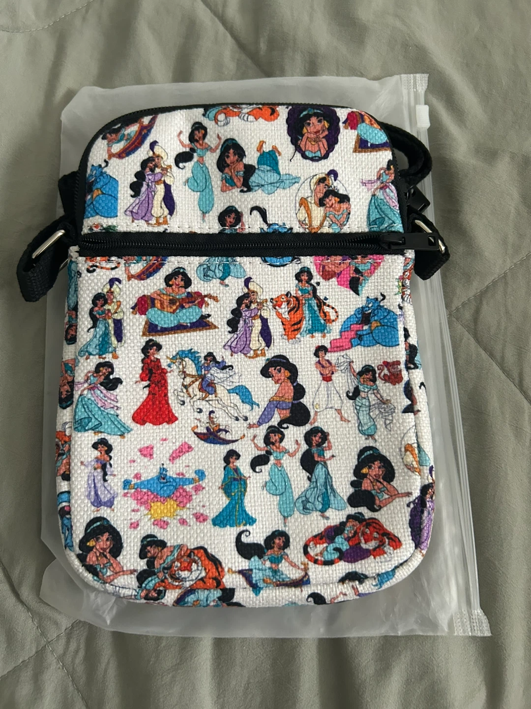 Aladdin Jasmine Print Crossbody Bag