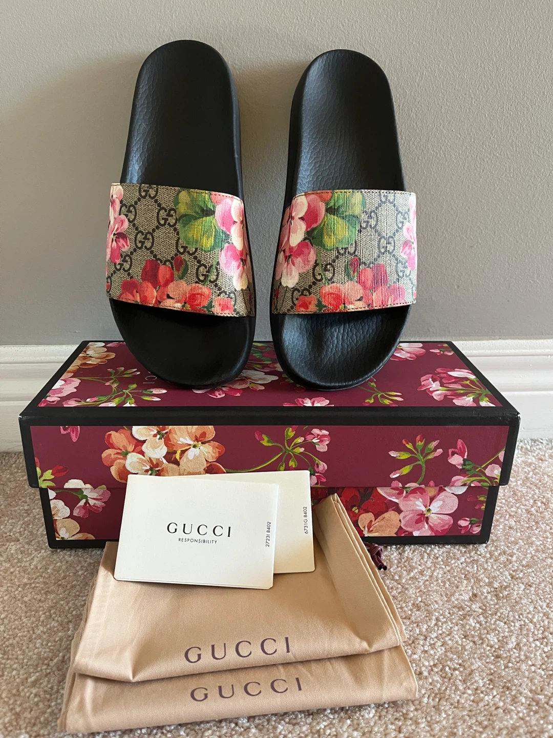 Gucci Blooms Supreme Slide - Size 8 - photo 2