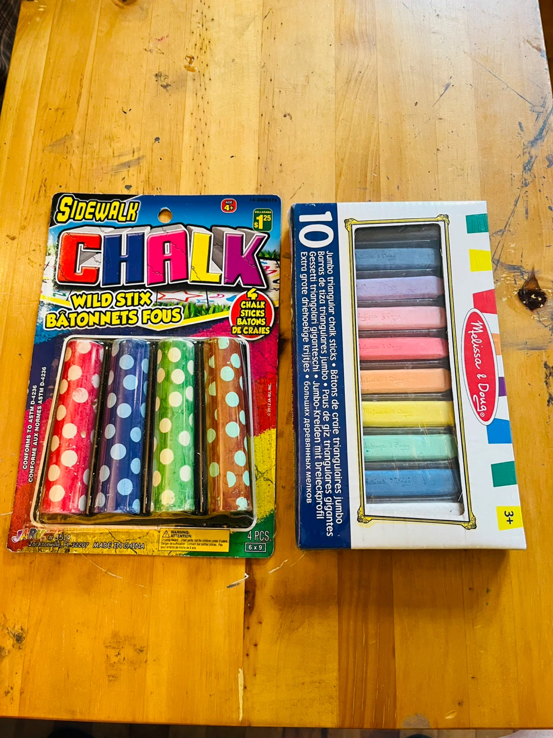 NEW Jumbo Chalk Sticks Sidewalk