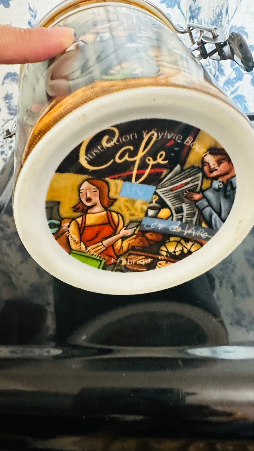 Decorative Ceramic Cafe Jar with Lid - photo 5
