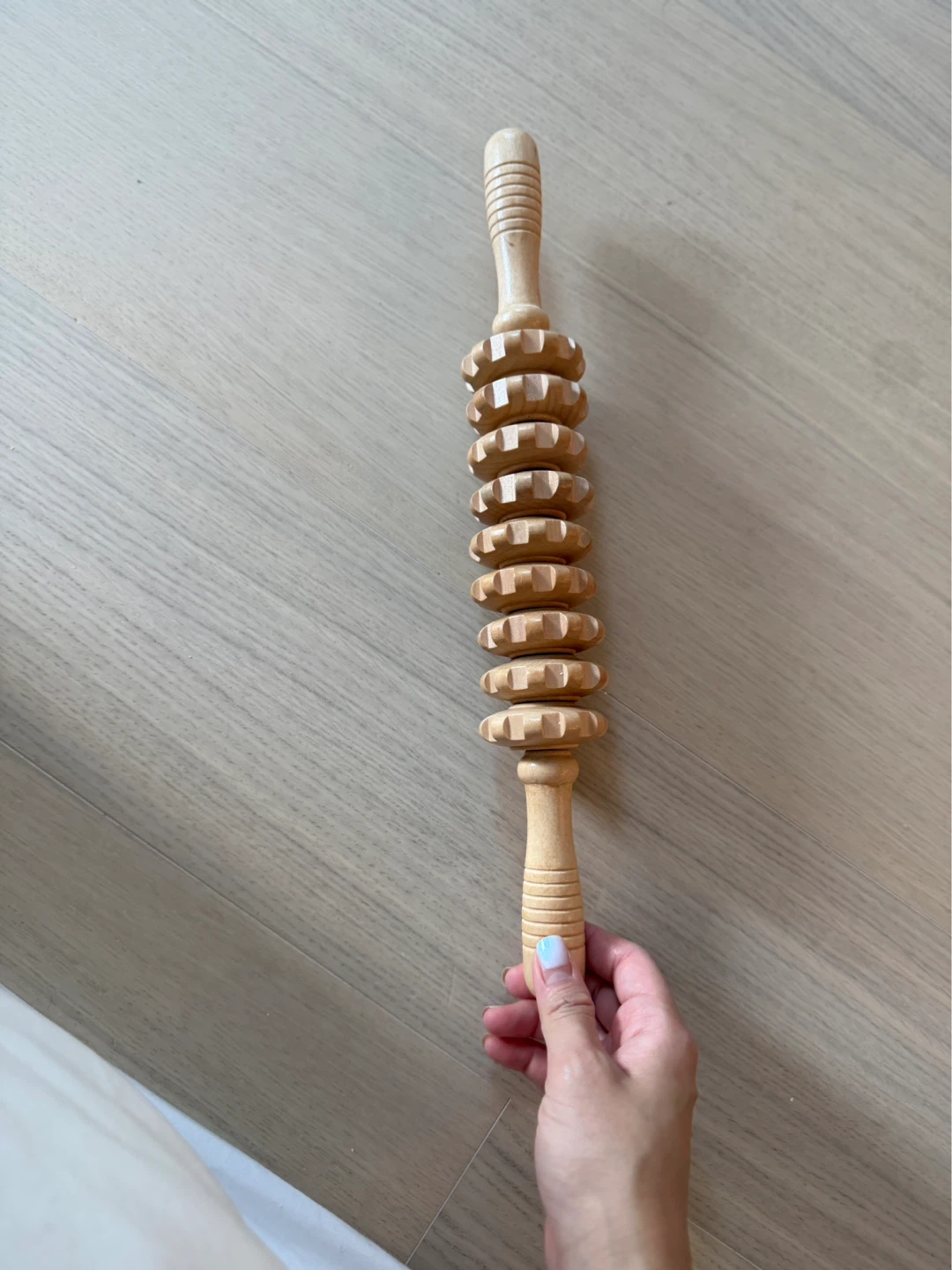 Wooden Manual Massager Roller
