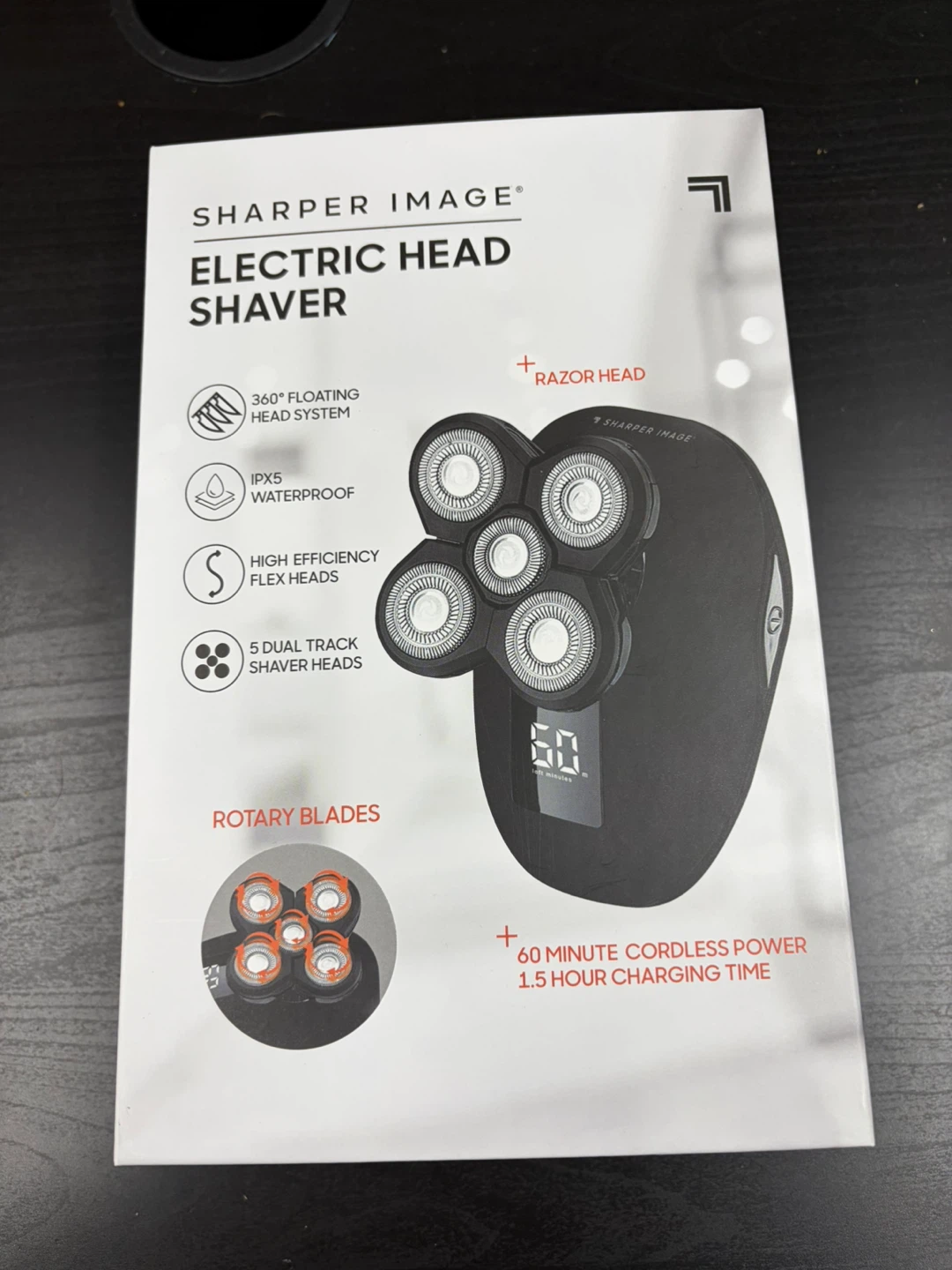 Sharper Image Electric Head Shaver