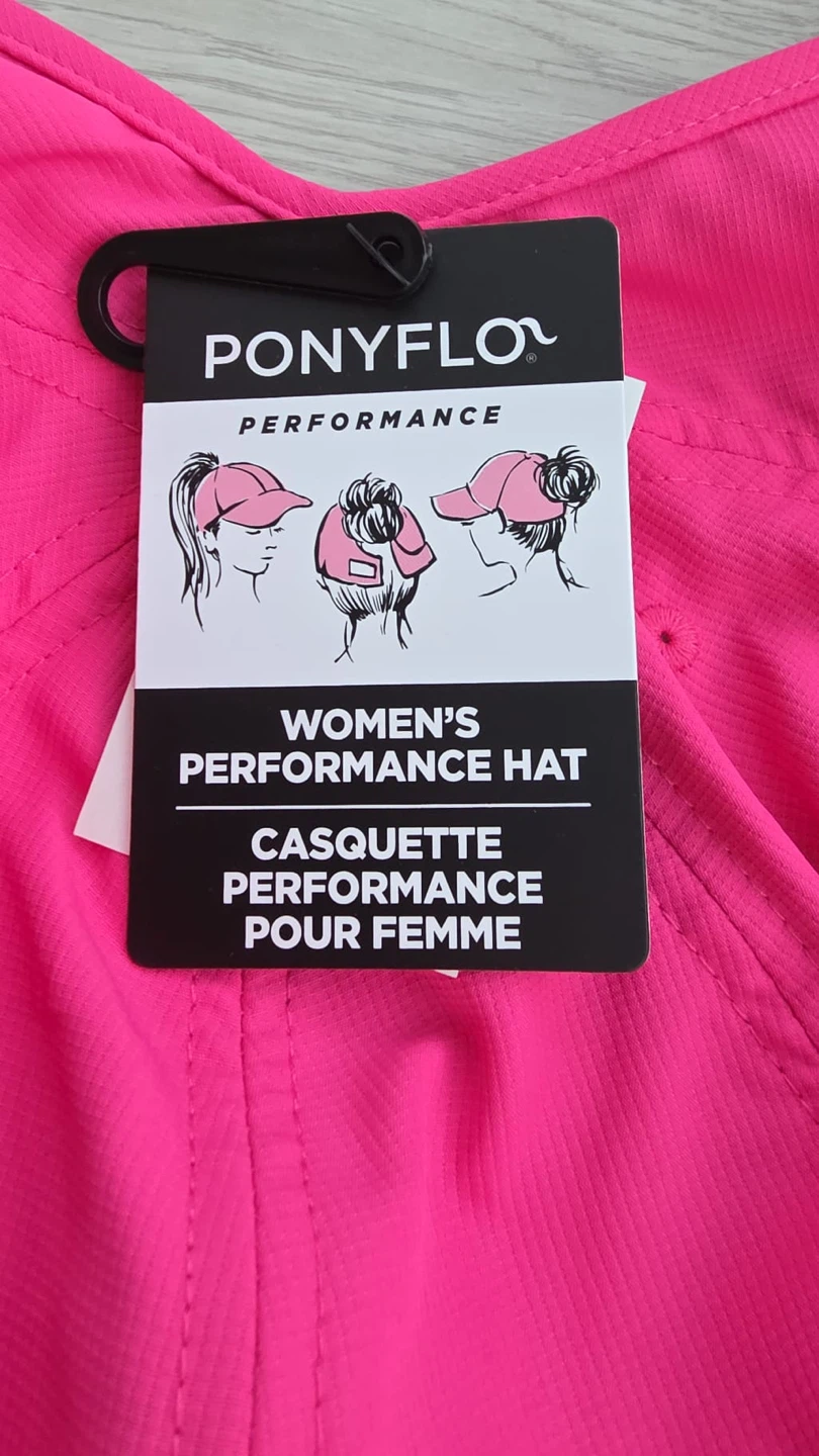 Ponyflo Women's Performance Hat - Pink & Black - photo 2