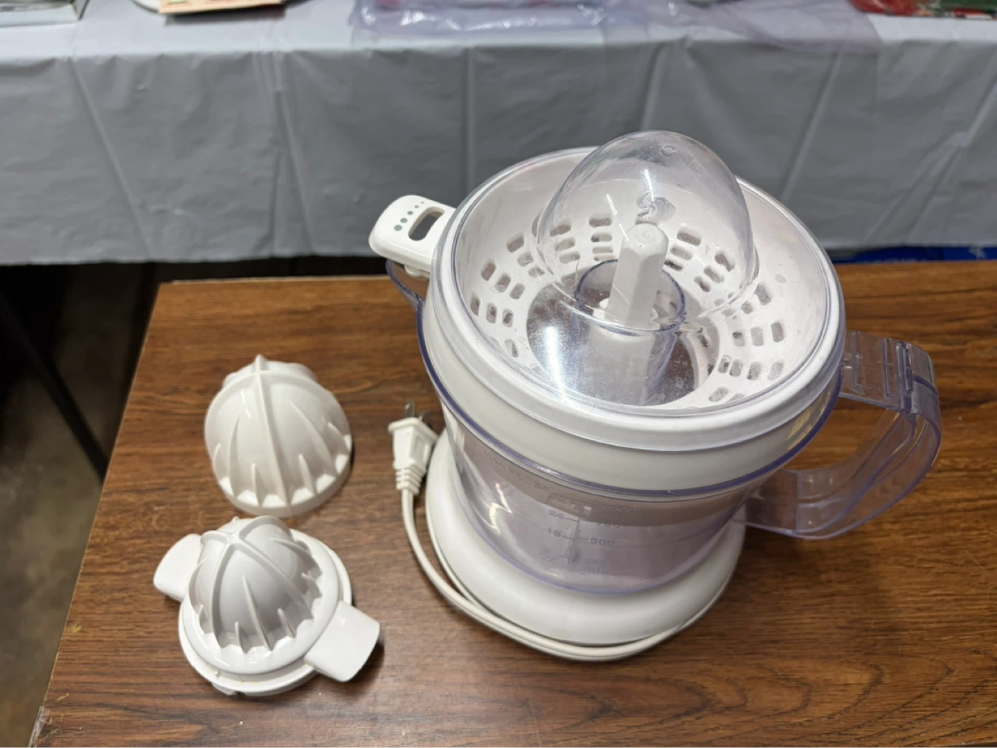 White Electric Citrus Juicer