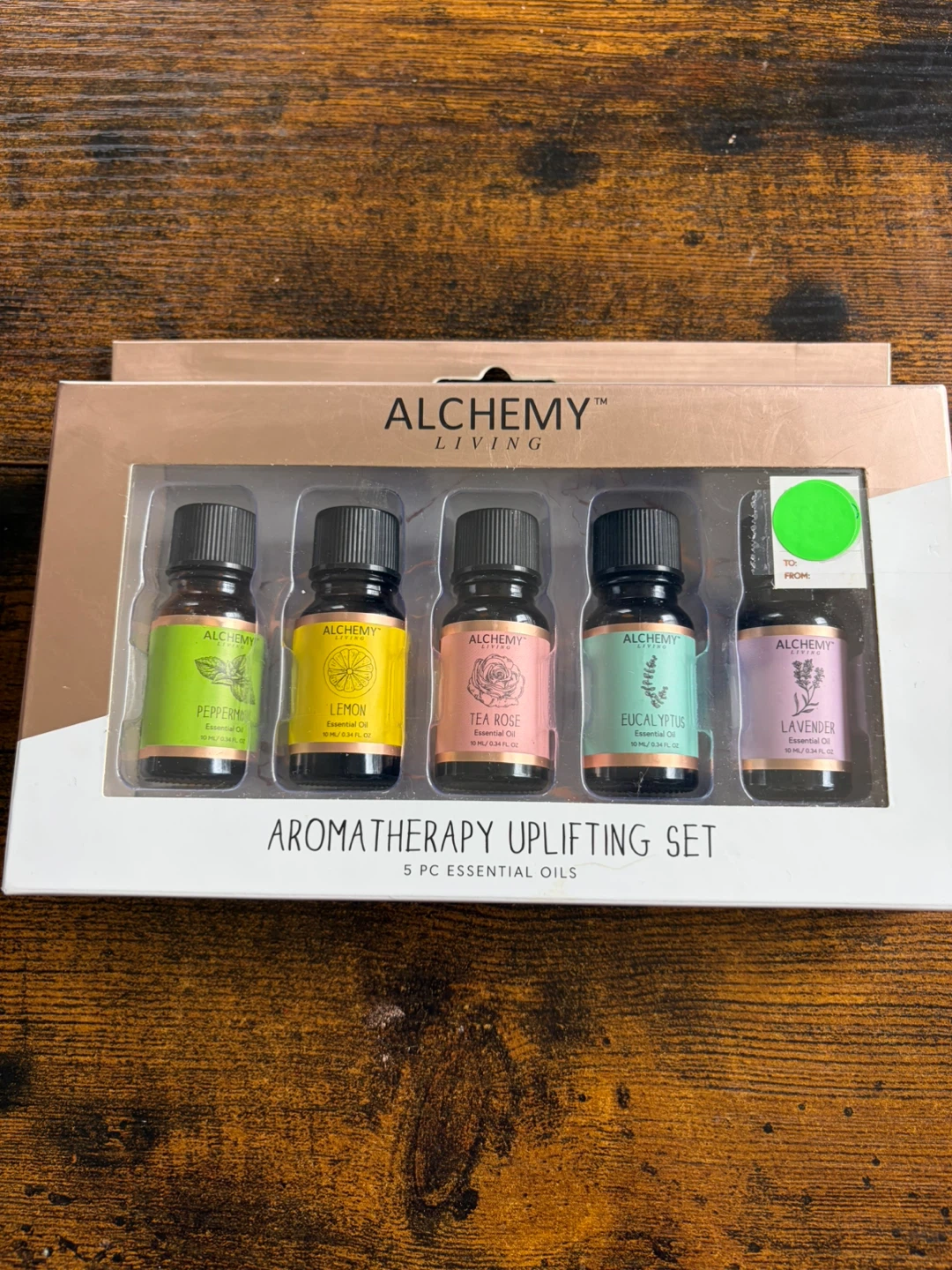 Alchemy Living Aromatherapy Uplifting Set - 5pc Essential Oils