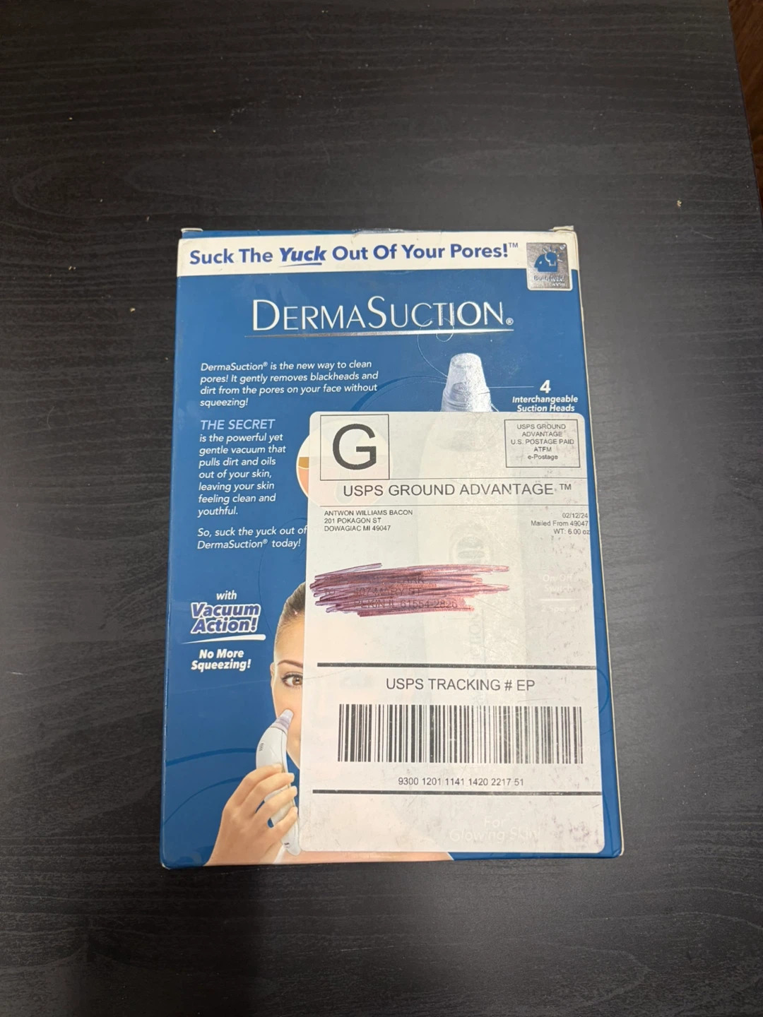DermaSuction Pore Cleaning Device with Vacuum Action - photo 2