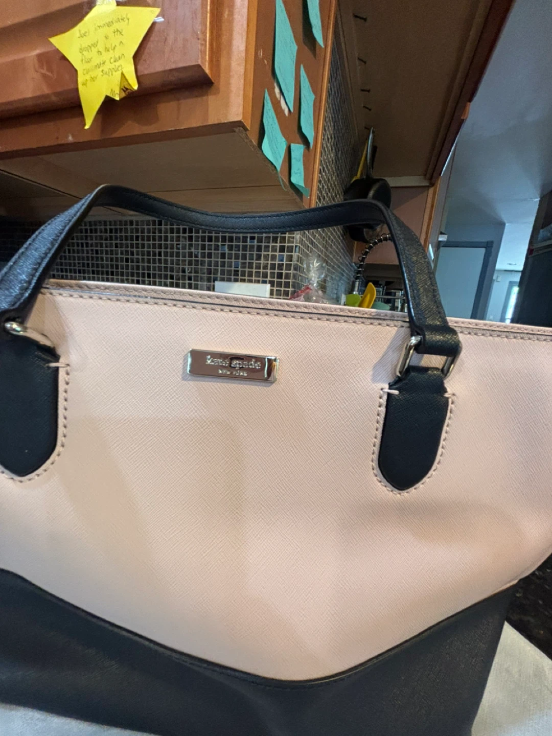 Kate Spade New York Tote Bag - Pink & Black
