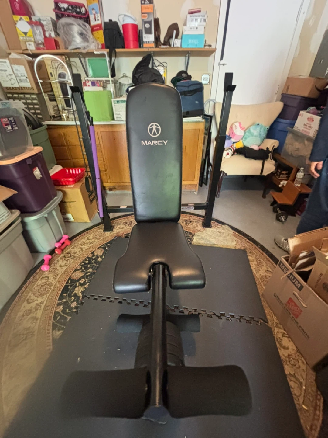 Marcy Weight Bench with Weight Plates - photo 4
