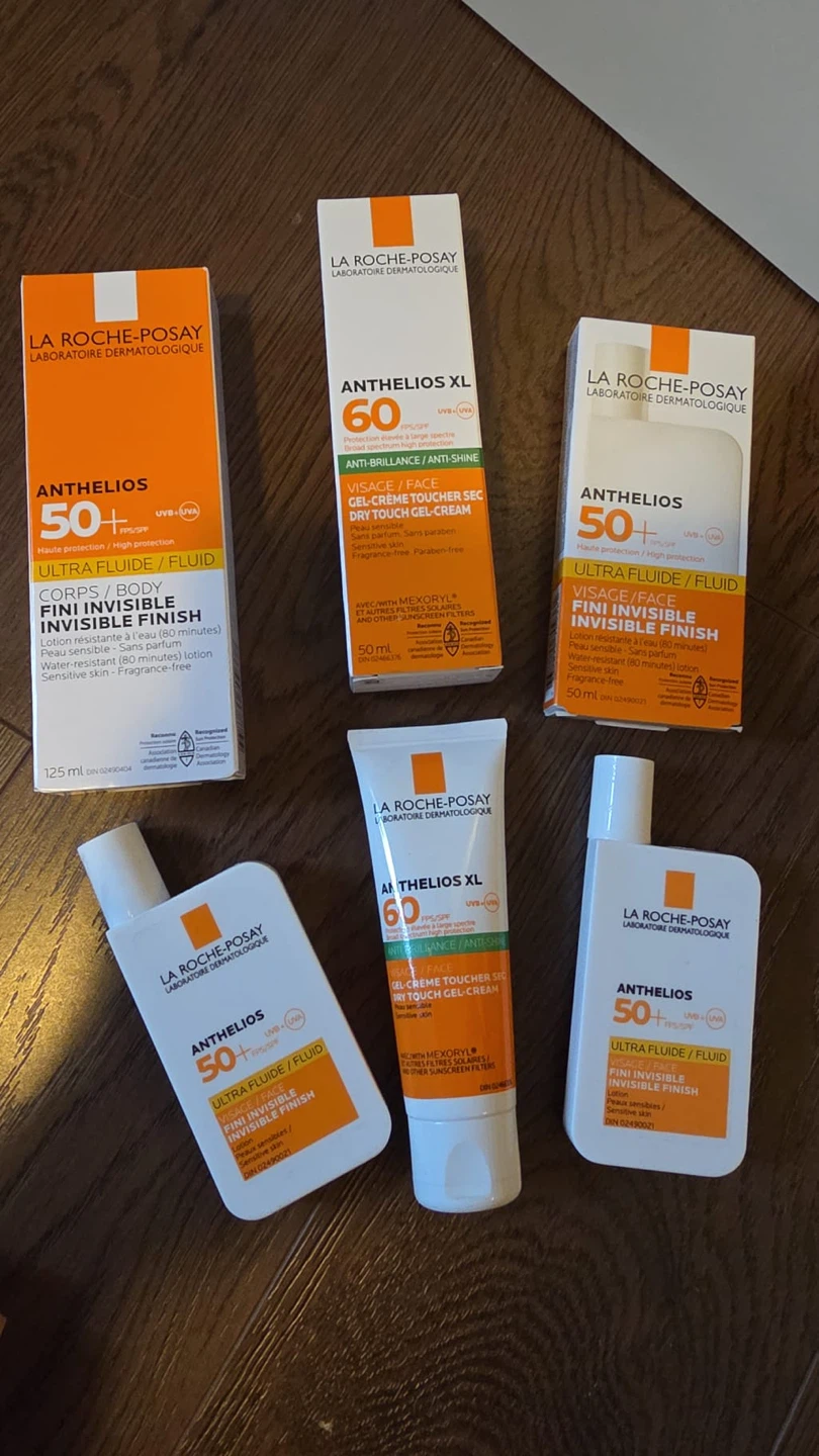La Roche-Posay Anthelios Sunscreen Lot (50+ and XL 60)
