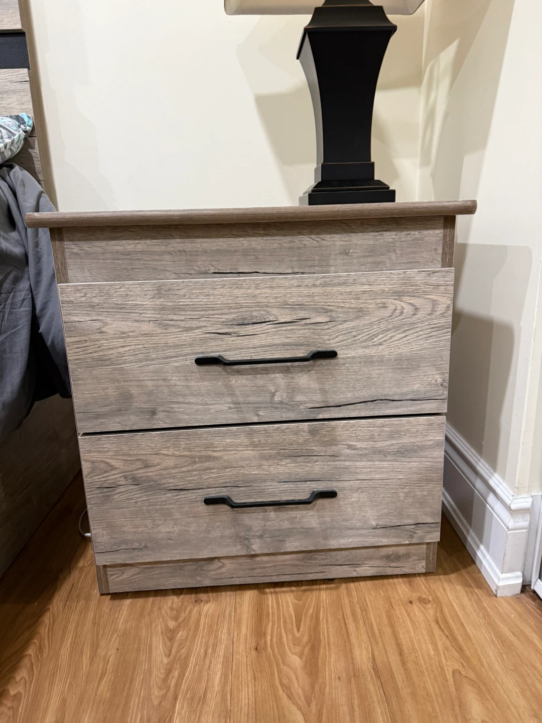 Two-drawer nightstand