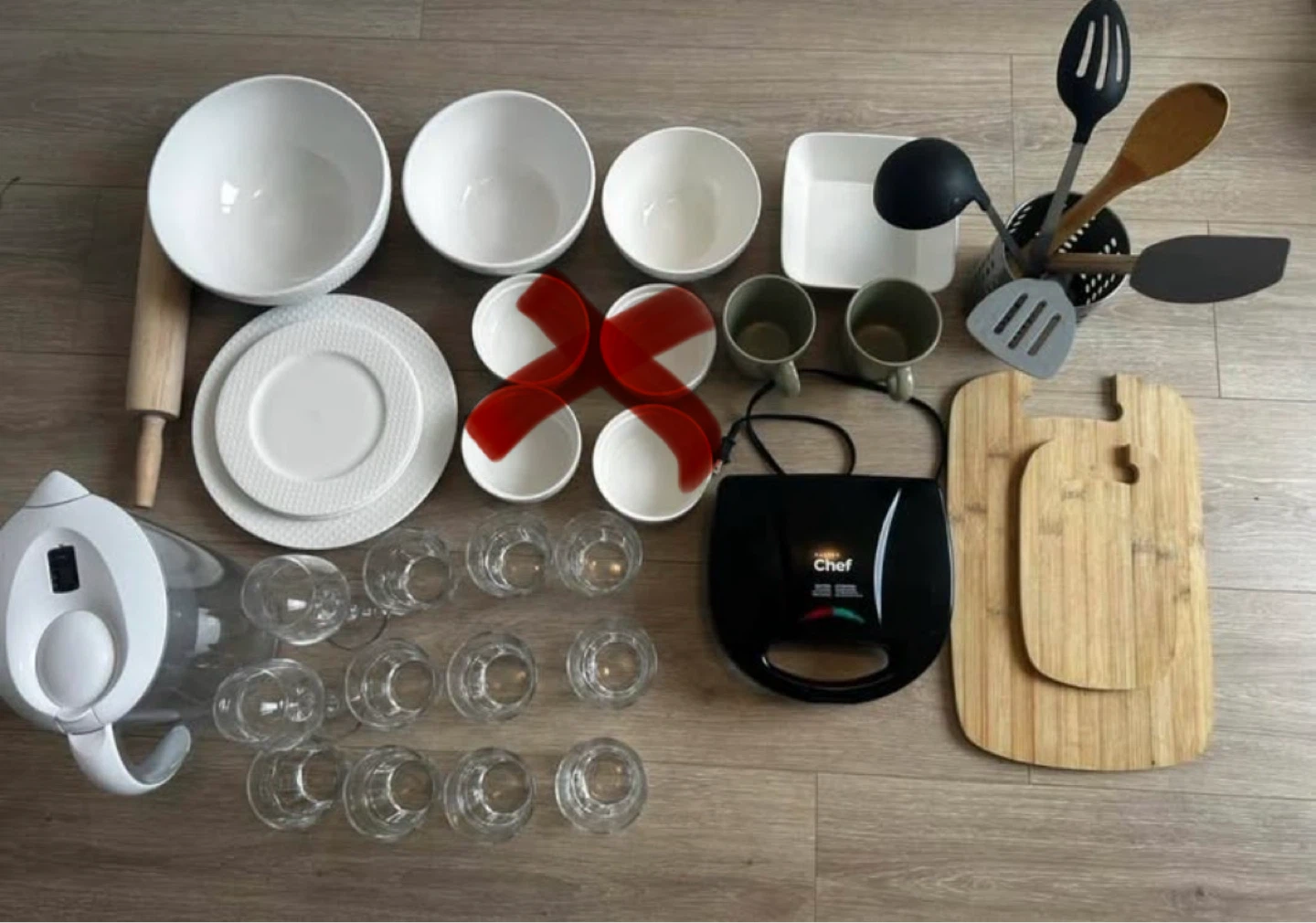 Moving Sale - Chef Sandwich Maker & Kitchenware Set