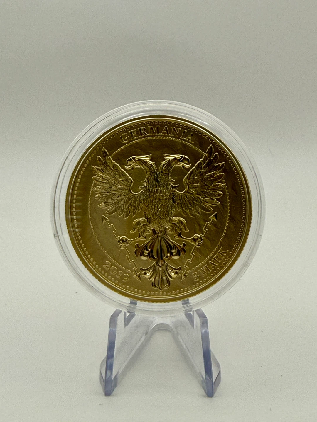 Germania Mint Fine Silver Oak Leaf Bejeweled Coin 2019 - photo 3