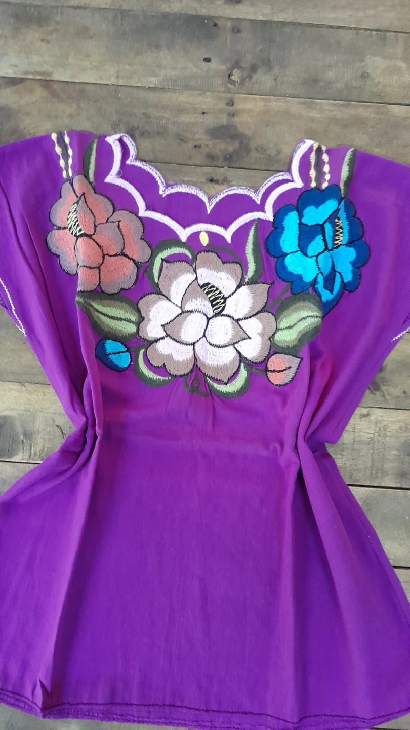 Embroidered Mexican Style Blouses