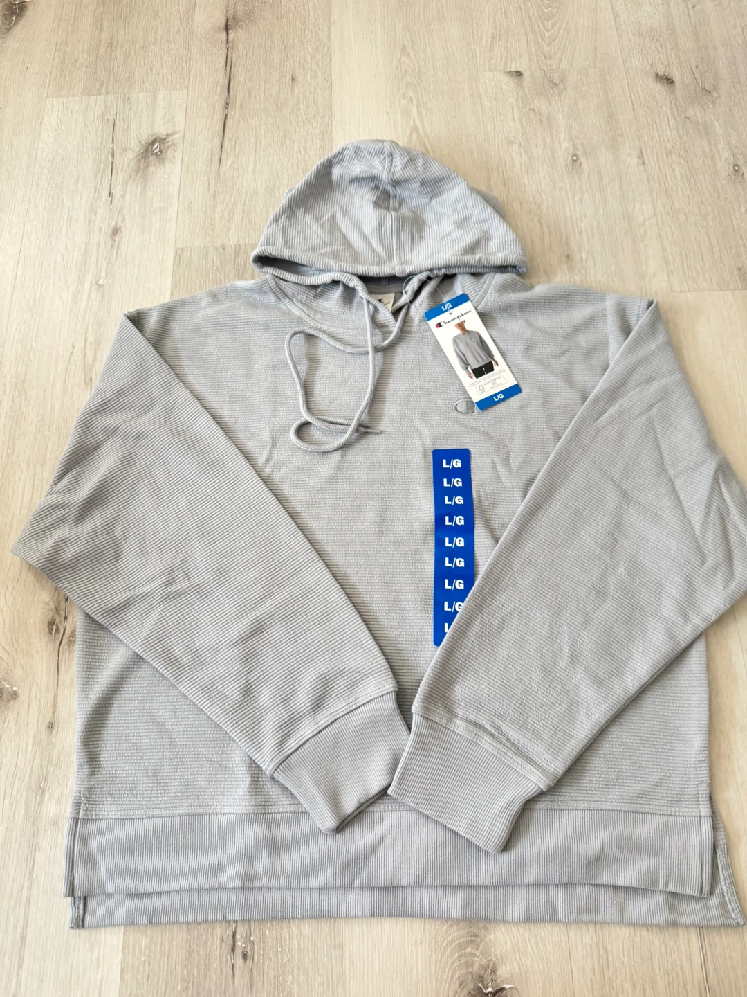 NWT Champion Hoodie Jacket Grey Size L - photo 2
