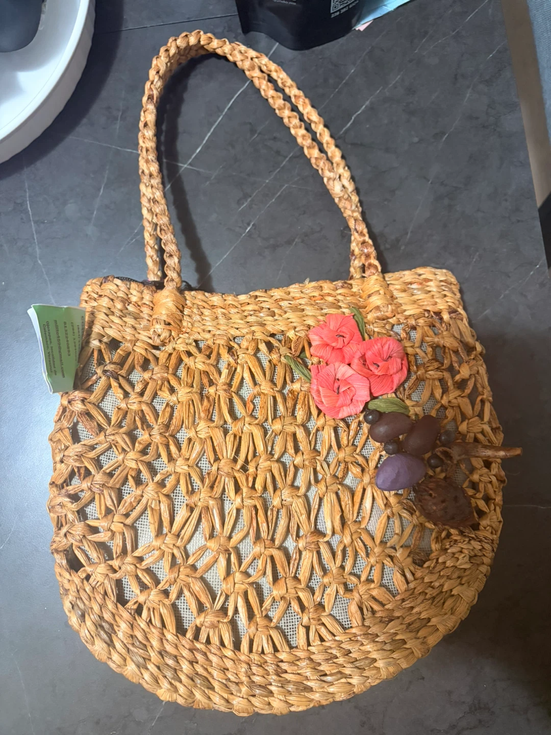 Flowers bags/purses made of water lilies