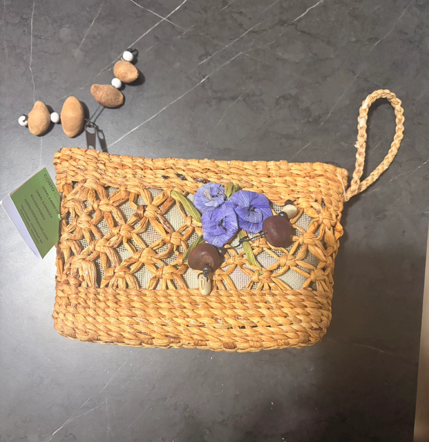 Flowers bags/purses made of water lilies - photo 2