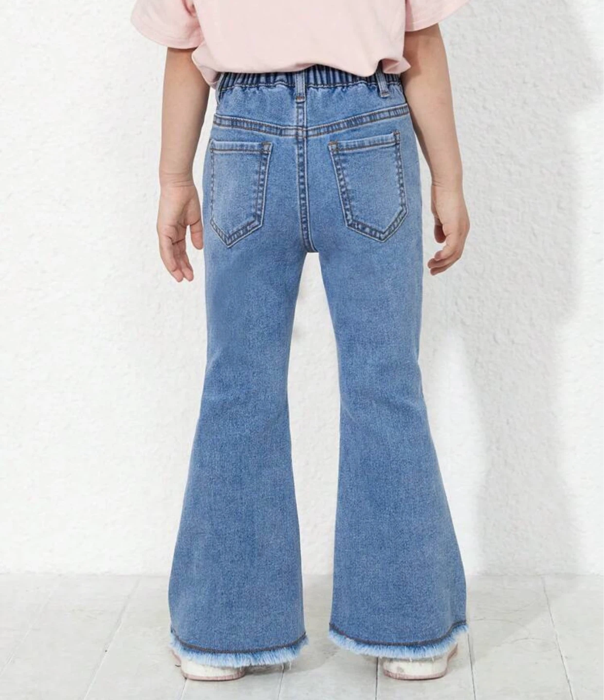 Kids' Distressed Bell Bottom Jeans - photo 3