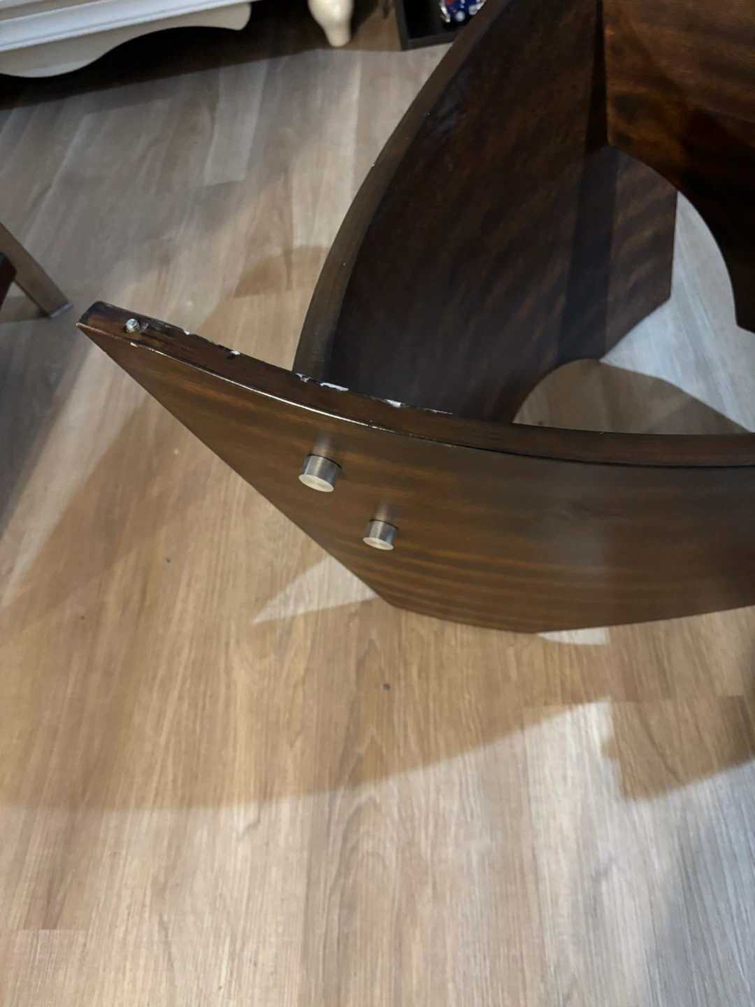 Glass coffee table and end table $50 - photo 4