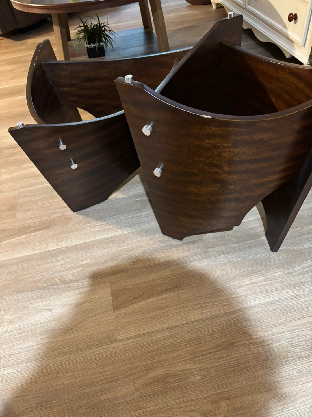 Glass coffee table and end table $50 - photo 5