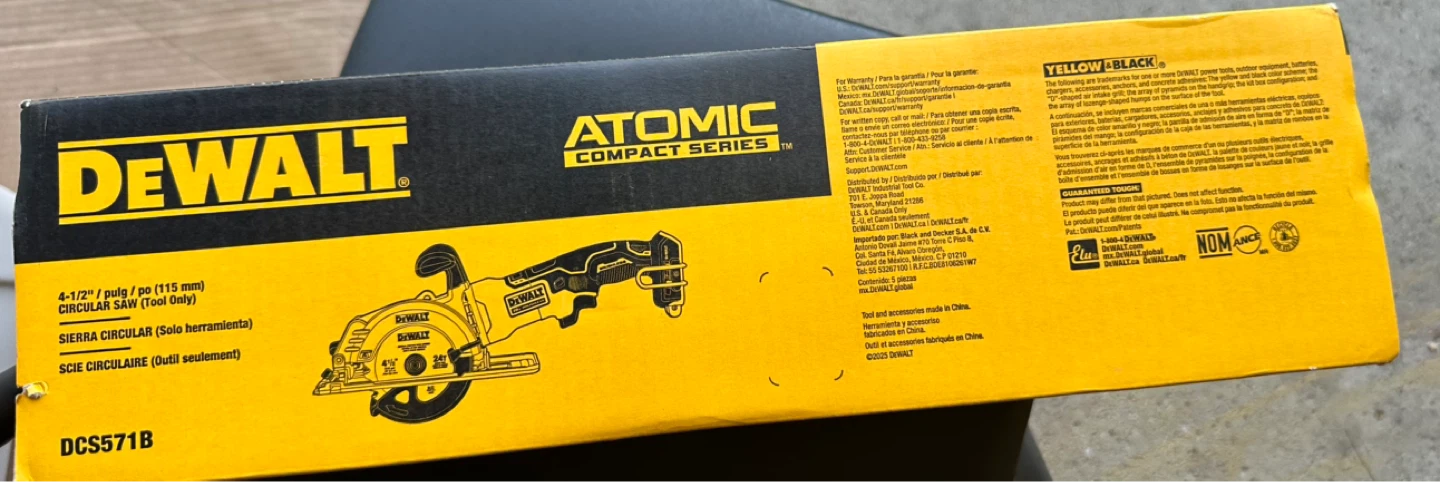 DEWALT Compact Series 4-1/2" Circular Saw (Tool Only) DCS571B - photo 2