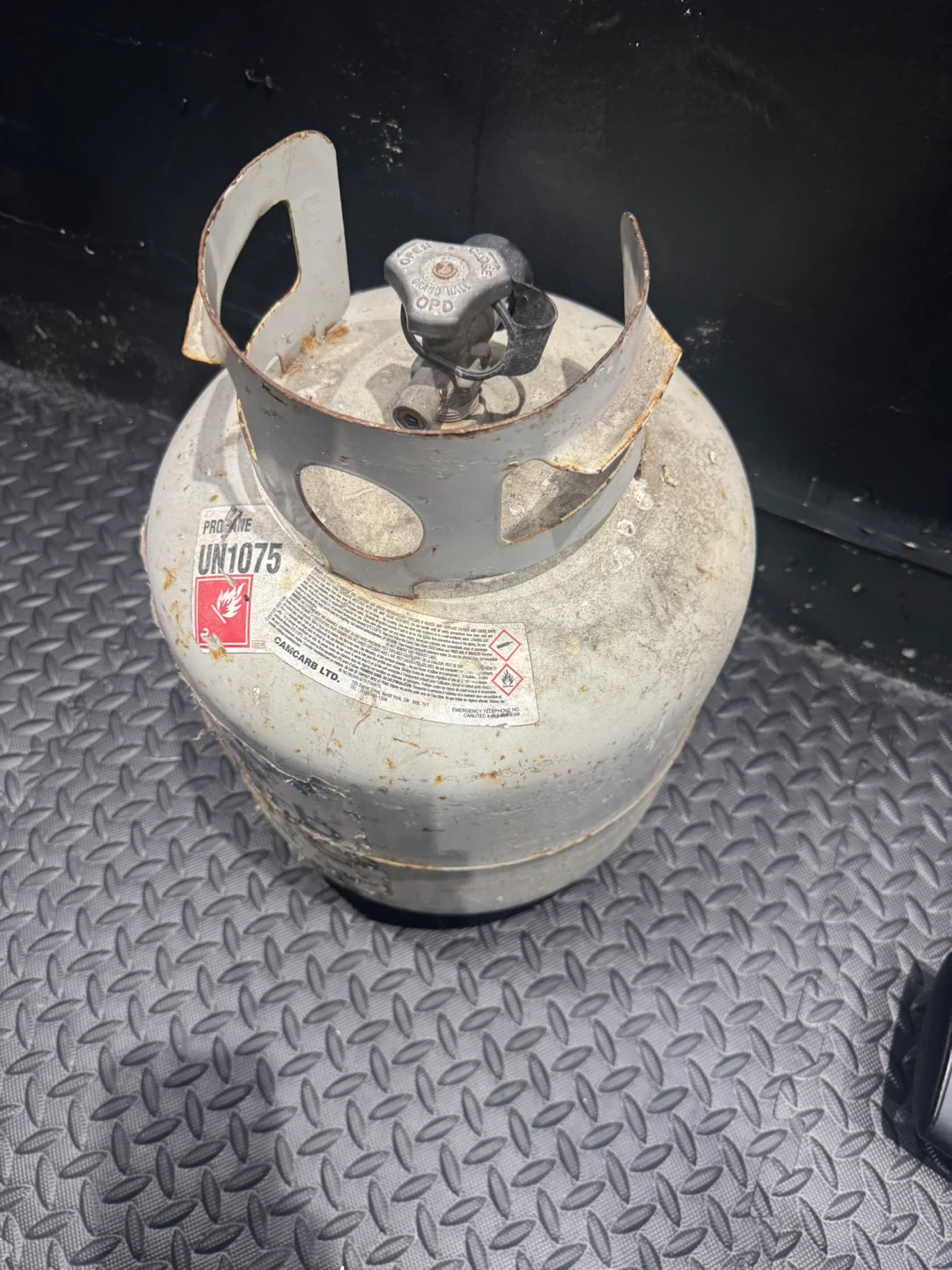 Propane Tank with OPD Valve