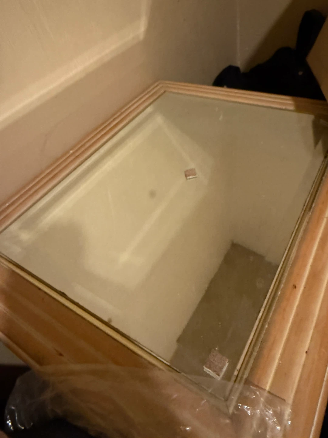 Vintage Wood Framed Mirror coffee tables - photo 2