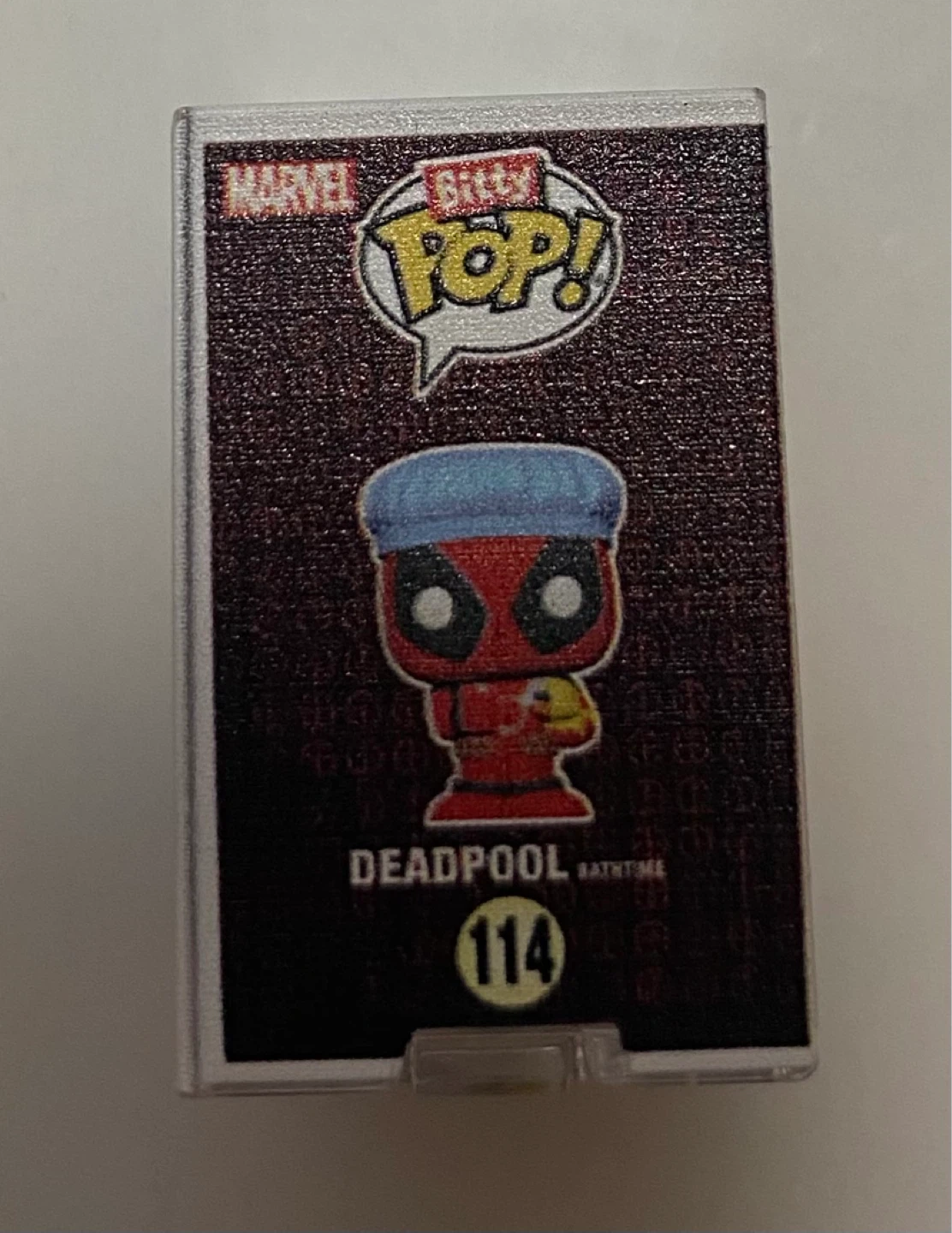 Deadpool Funko Bitty Pop 114 Bathtime Gold - photo 3